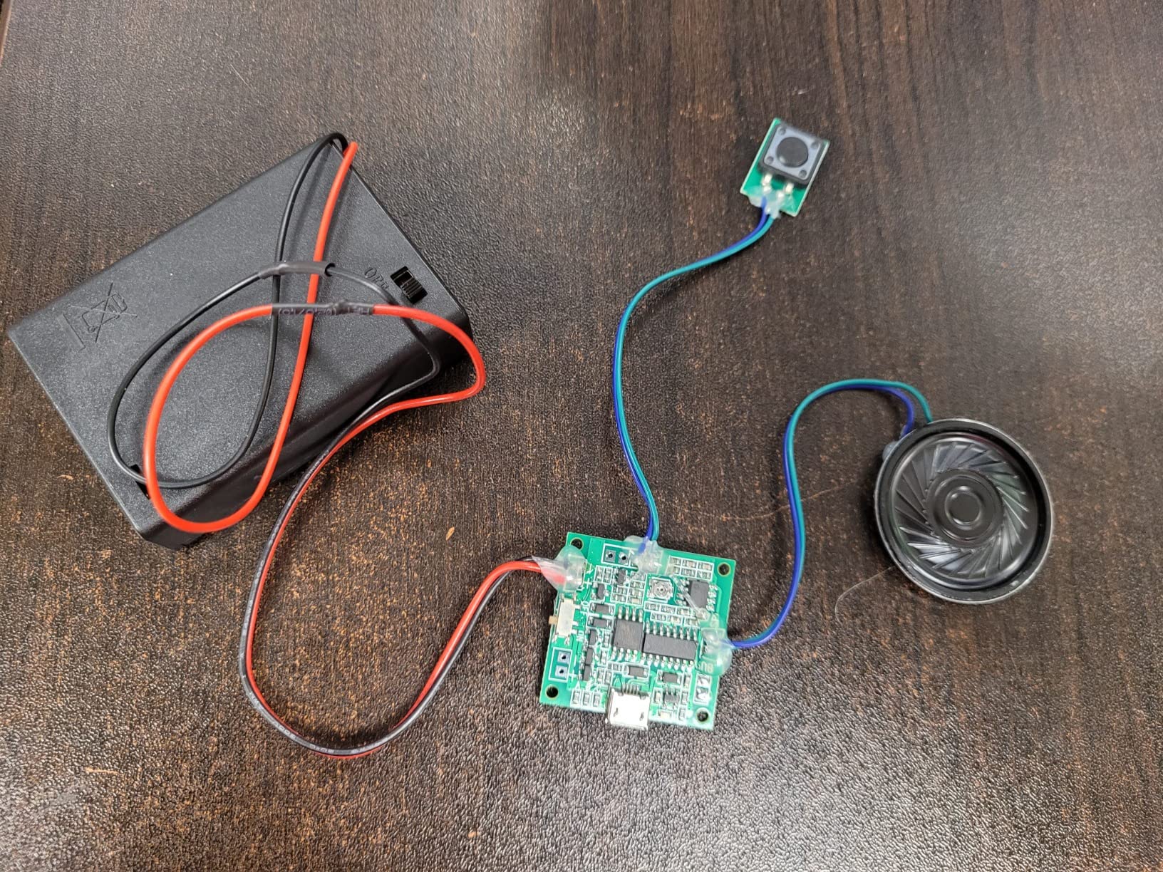 8MB Sound Recordable Module Button Control Programmable Voice Chip, MP3 Music Player Kit, USB Downloadable Musical Board for DIY Audio Stuffed Animal Toys Greeting Card Music Box customer photo 1