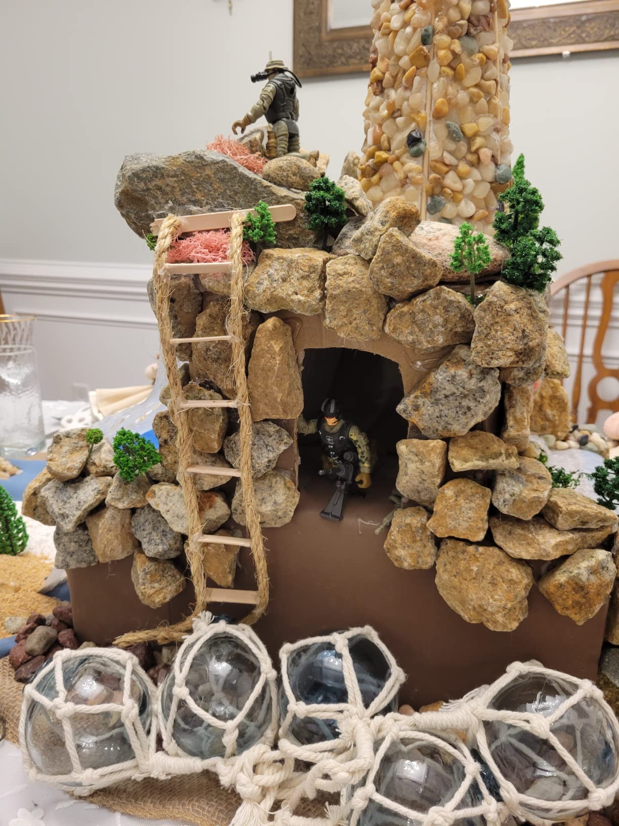 SaktopDeco 40 PCS Miniature Trees Bushes Model Trees Diorama Trees Woodland Scenic Train Scenery Railroad Architecture Fake Trees customer photo 2