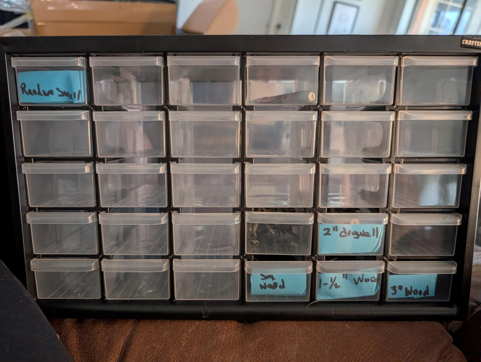 CRAFTSMAN Plastic Storage Organizer Bin System, 9 Compartment, Modular, Home Office (CMST40709) customer photo 2