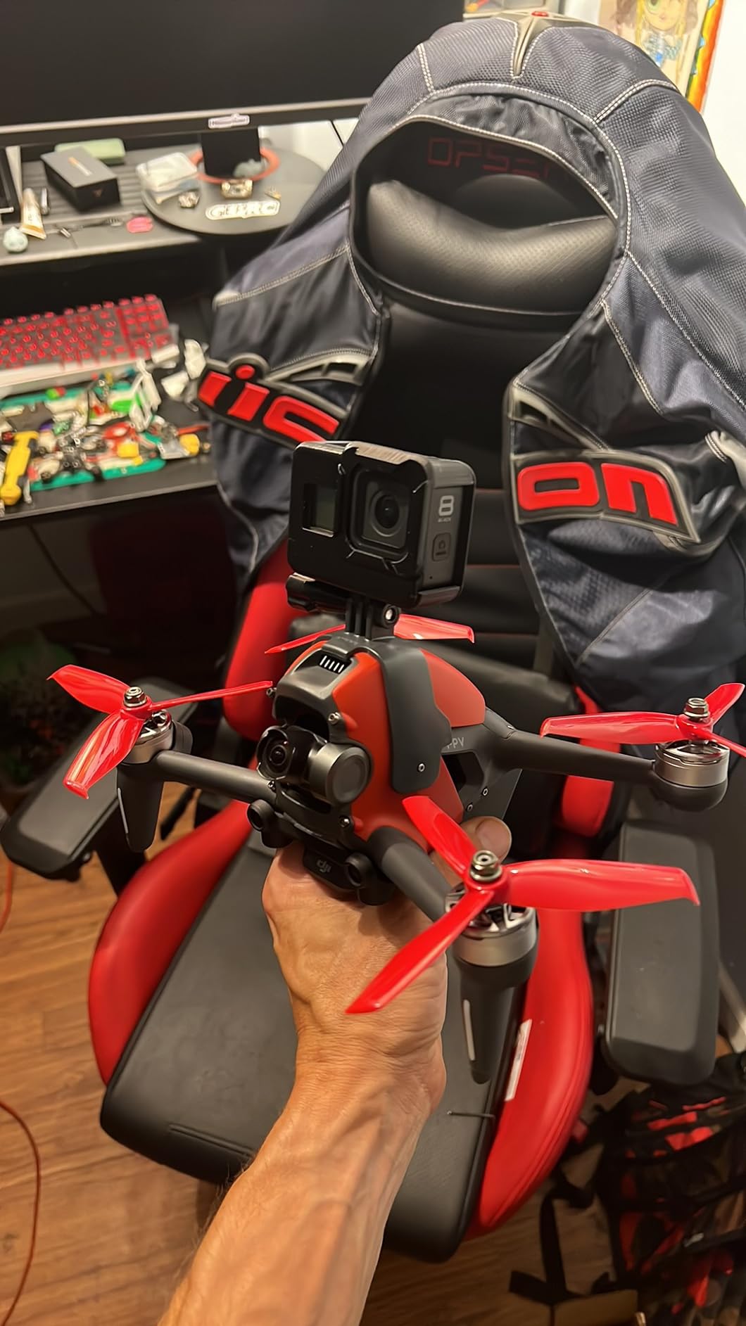 Buddy RC Motor Prop Adapter Set for DJI FPV Drone, Aluminium Propellers Adapter Mounts Set with M5 Mounting Hole for 5.2 Inch FPV Props (4PCS) customer photo 2