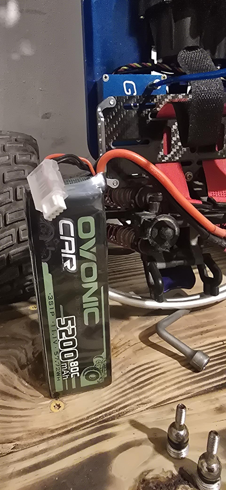 OVONIC 3S Lipo Battery 5200mAh 11.1V 80C RC Battery with Dean-Style T Connector for RC Car Boat Truck Helicopter Airplane Racing Models customer photo 1