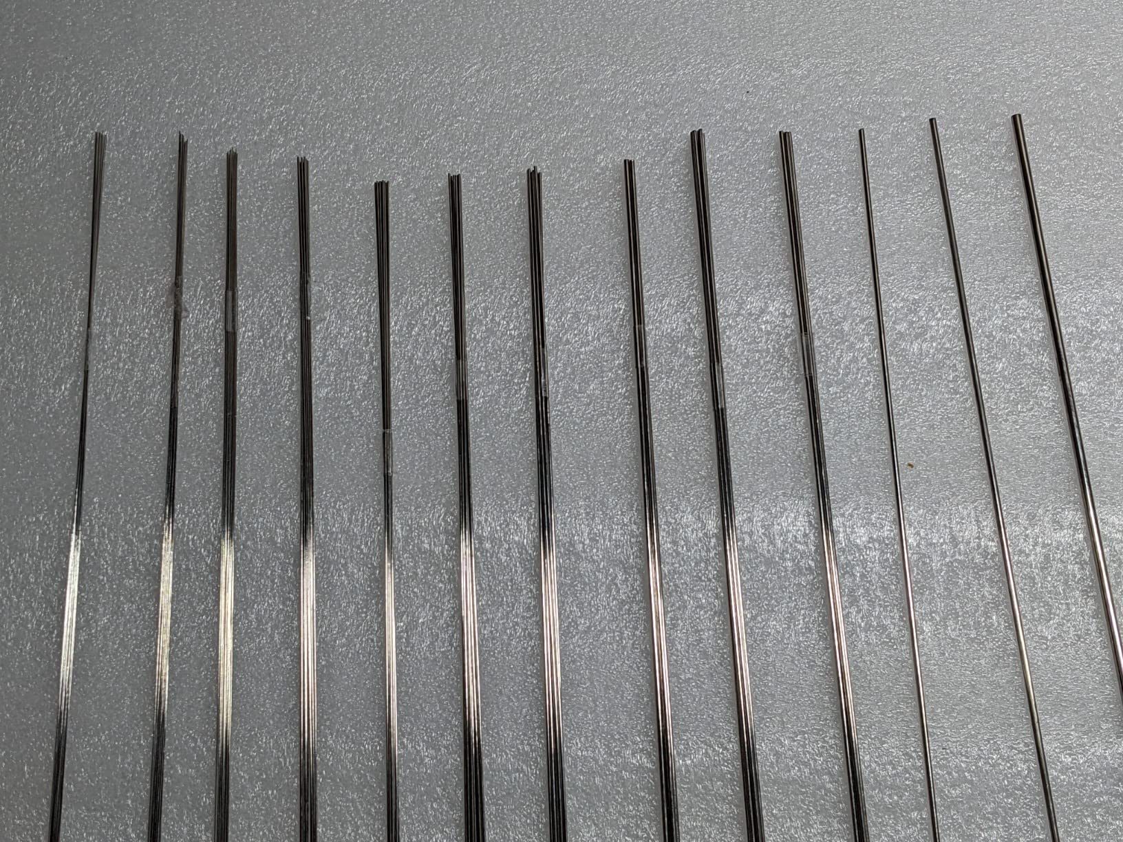 156pcs 40cm Lengh Straight Stainless Steel Spring Wire Assortment Kit, 13 Different Full Hard Steel Wire Diameter 0.2mm 0.3mm 0.4mm 0.5mm 0.6mm 0.8mm 1mm 1.2mm 1.4mm 1.6mm 1.8mm 2mm 3mm customer photo 1