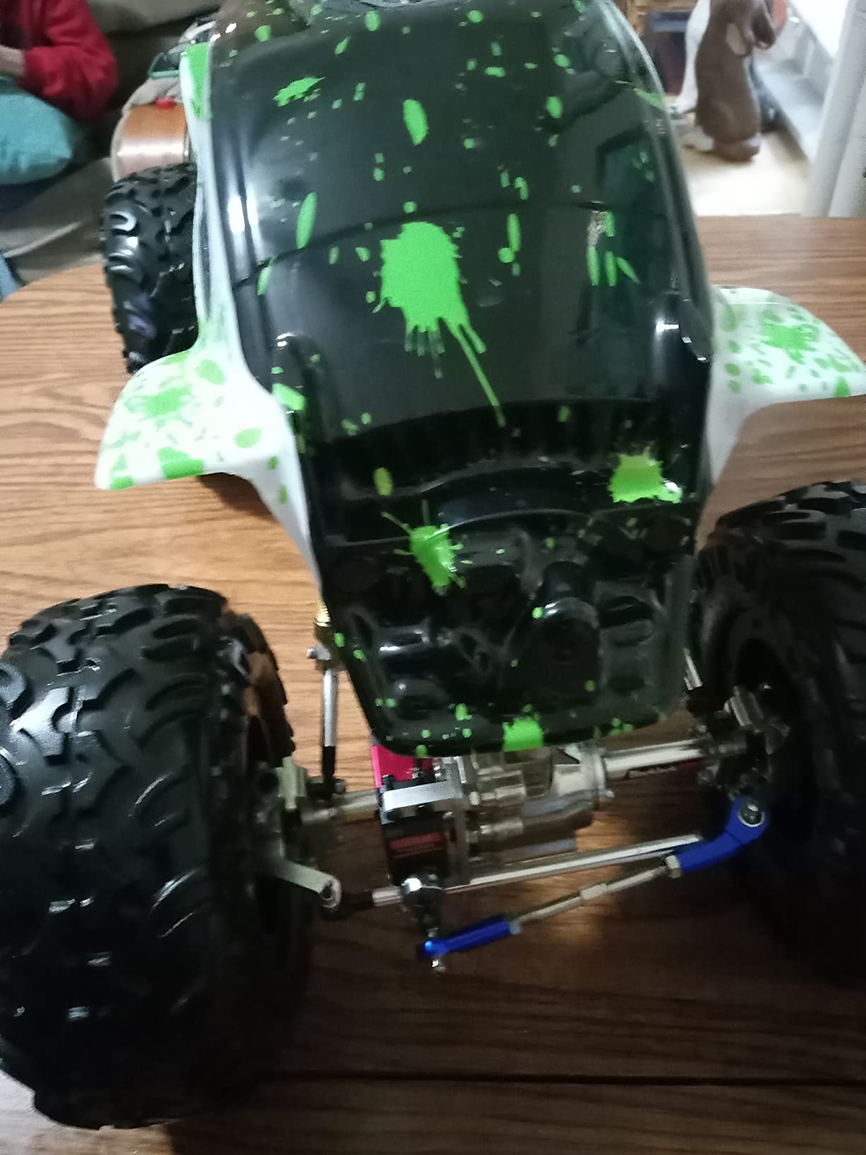 Aluminum Steering Camber Link Set Toe Link Steering Linkage Turnbuckles and Camber Links for Arrma 1/8 Kraton/Notorious 6S BLX Upgrades Parts (Red) customer photo 1