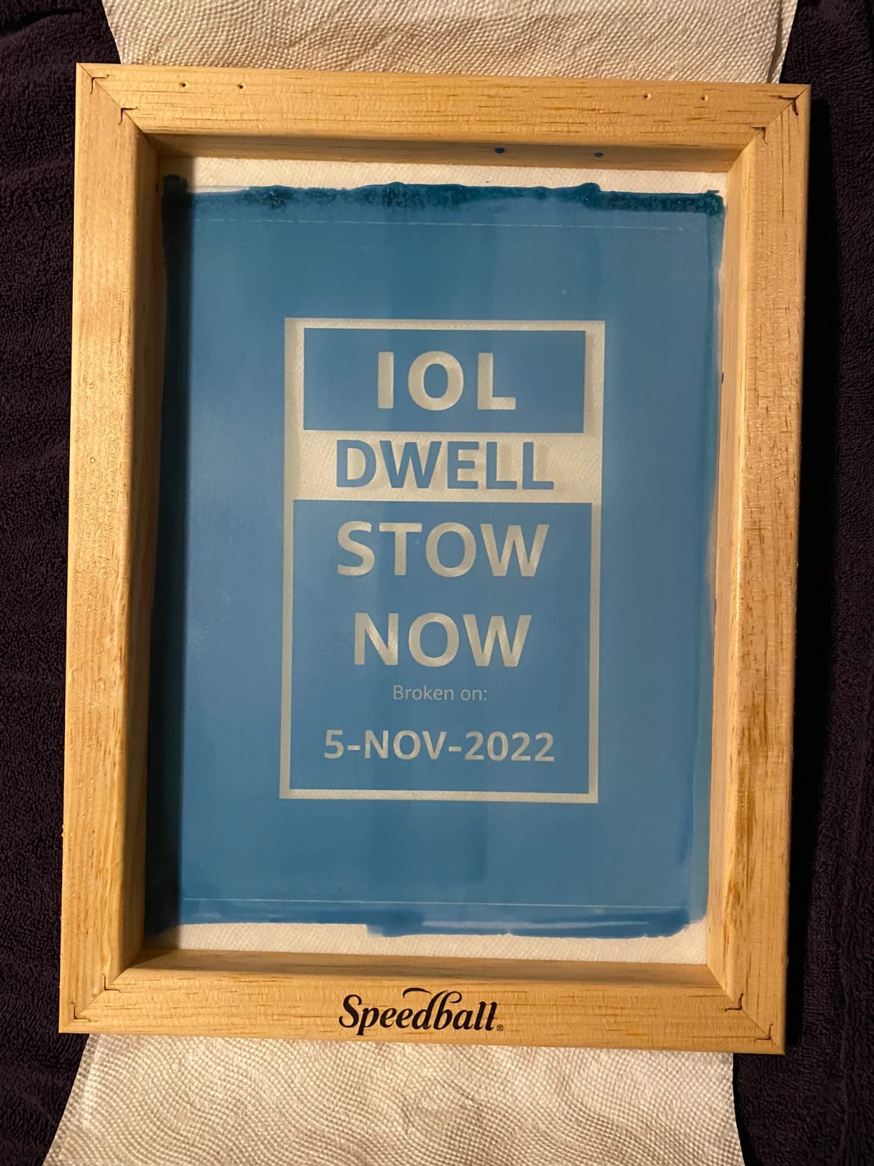 Speedball 30W LED UV Exposure Lamp - Professional Screen Printing Light with 180° Swivel Mount - 395-400nm UV-A for Photo Emulsion customer photo 1