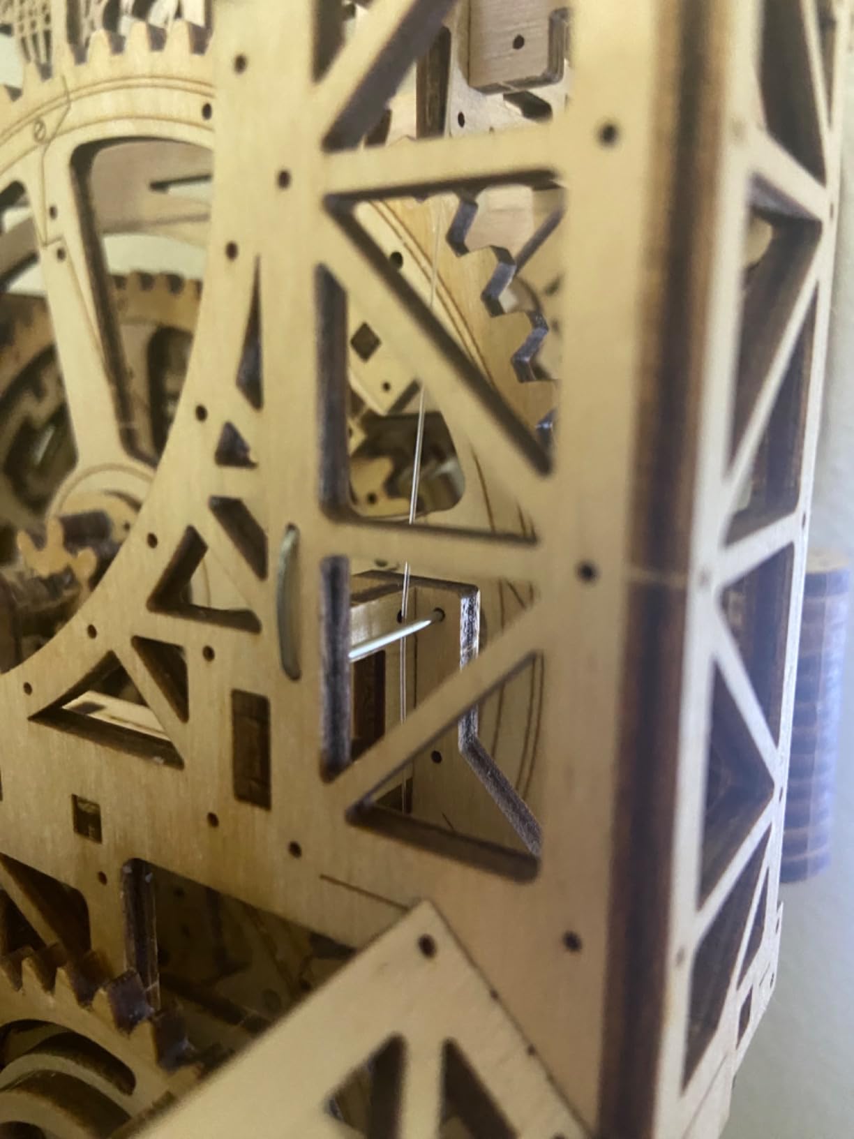 UGEARS Astronomer Table Clock with Tourbillon - 3D Wooden Puzzles for Adults Model Kit - Mechanical Clock Kit Functional DIY Wood Model Kits for Adults, 3D Puzzle for Puzzle Lovers customer photo 2