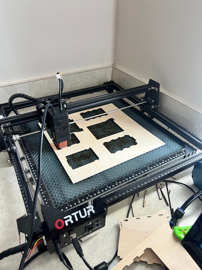 Ortur Laser Master S2 LU2-2 2100mW Laser Cutter and Engraver CNC Machine for DIY, Wood, Leather (390x410mm), Laser Class 4 customer photo 1