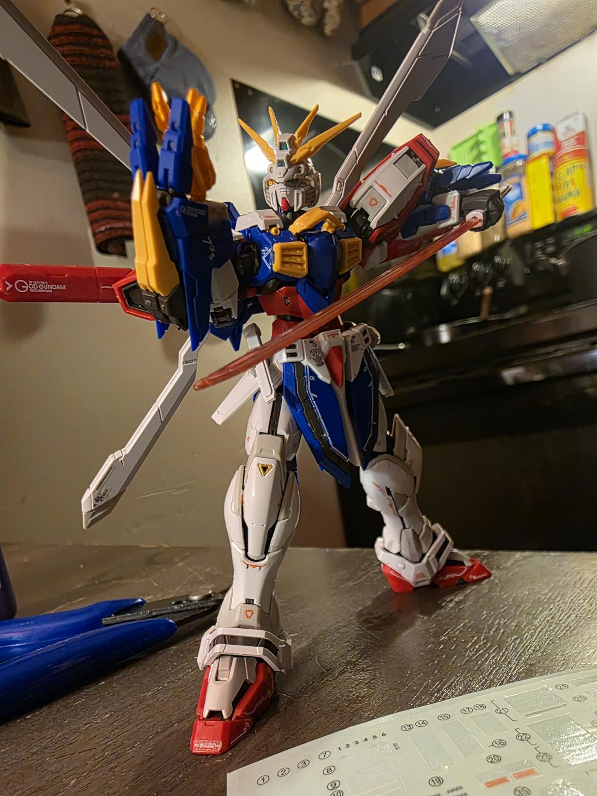 Bandai Hobby - Mobile Fighter G Gundam - #37 God Gundam, Bandai Spirits RG 1/144 Model Kit customer photo 1