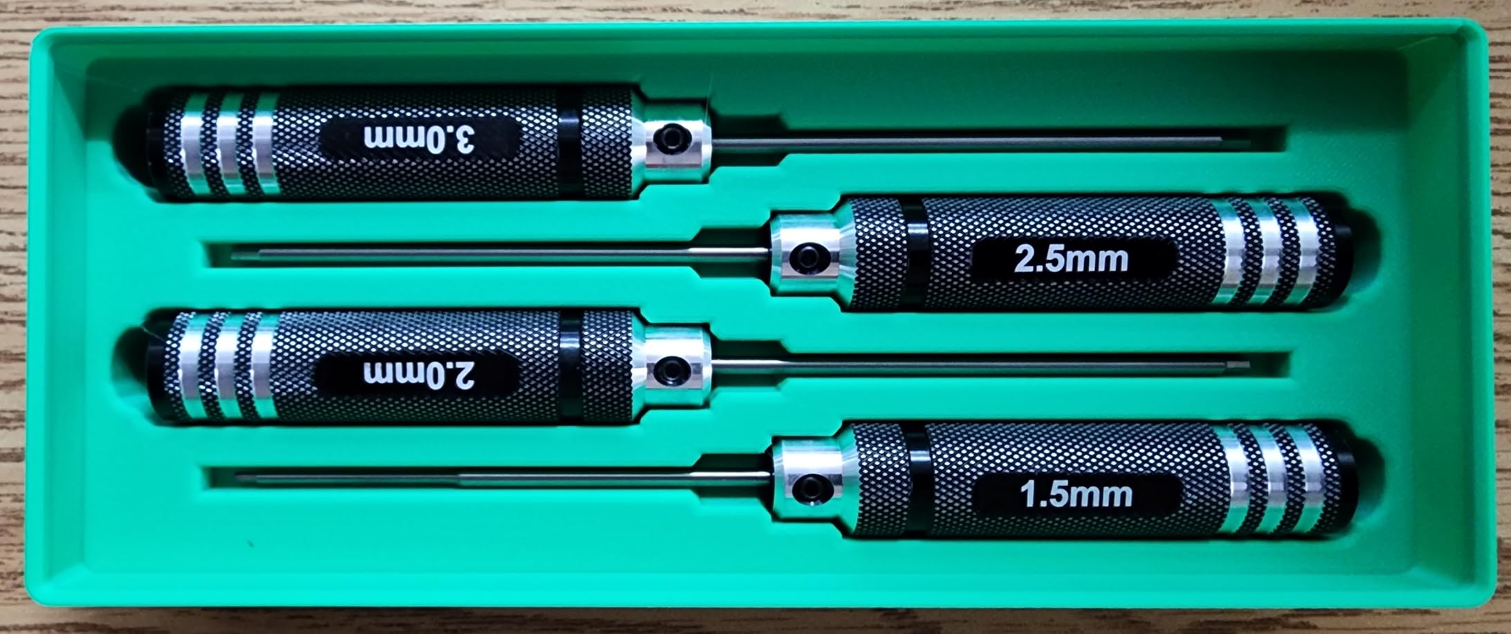 Drone Tool Kit -7Pcs RC Hex Driver Set - Steel 0.9mm Allen Wrench 1.27mm 1.3mm 1.5mm 2.0mm 2.5mm 3.0mm Aluminum Handle Steel Hexagon Screwdriver for traxxas RC Car Truck FPV Helicopter customer photo 1