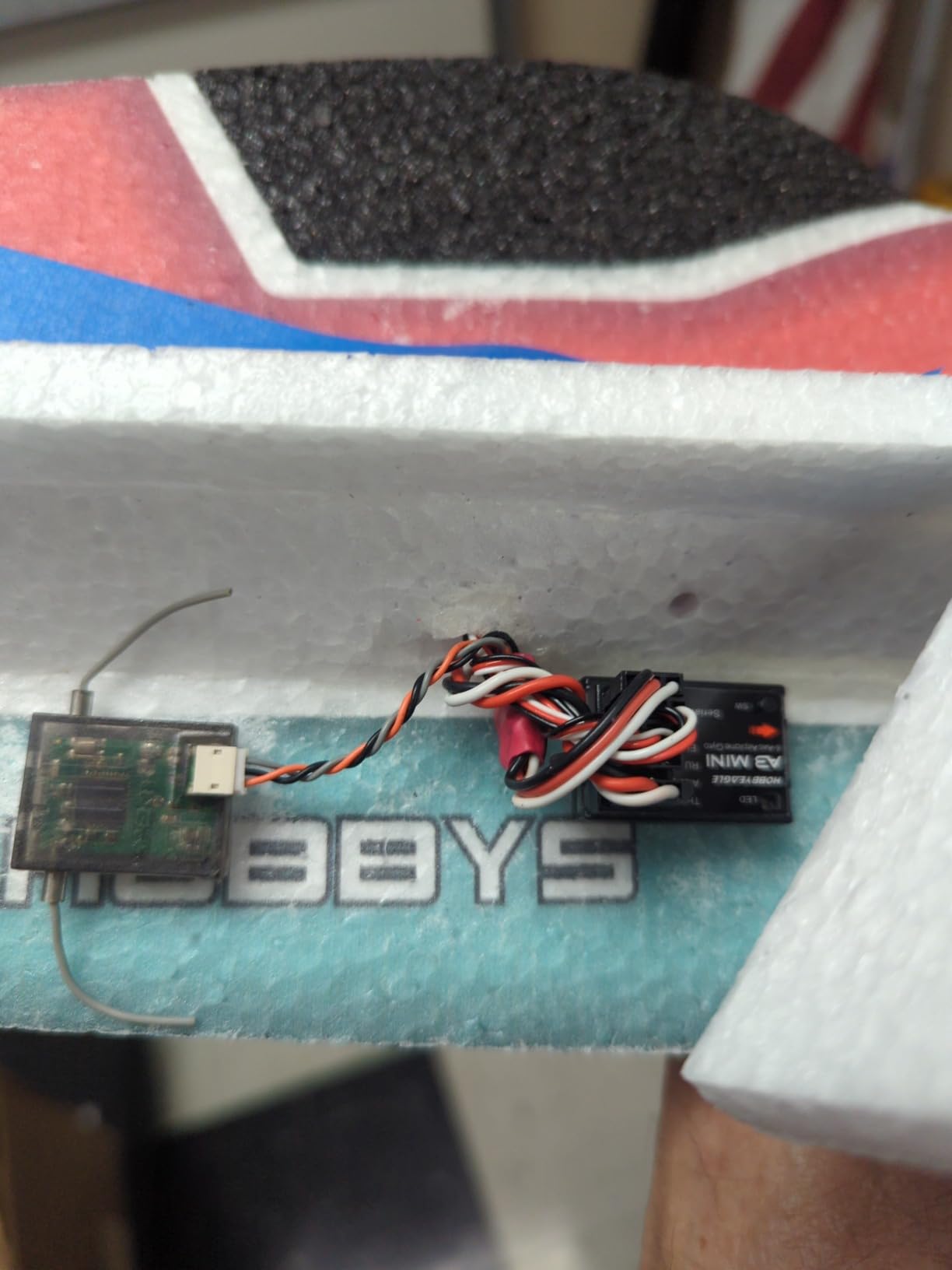 QWinOut HOBBYEAGLE A3 MINI 6-Axis Airplanes Gyro Stabilizer System Gyroscope Balancing with Multi-Protocol Serial Receiver for RC Electric Airplane (mini A3 with Cable) customer photo 1