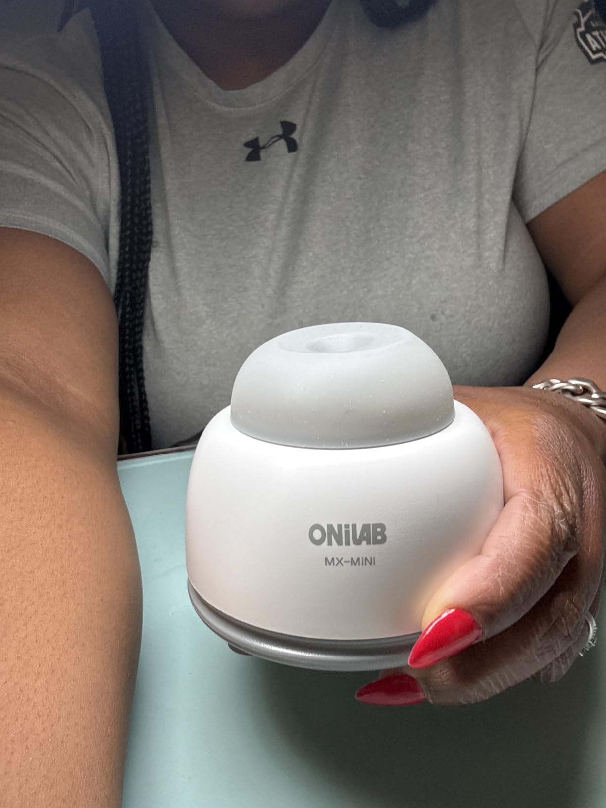 ONiLAB Mini Vortex Mixer with Touch Function, Lab Mixing, Nail Polish, Eyelash Adhesives and Acrylic Paints Mixing, Lab Vortexer for Tubes, Include 120 pcs Stainless Steel Mixing Balls customer photo 1