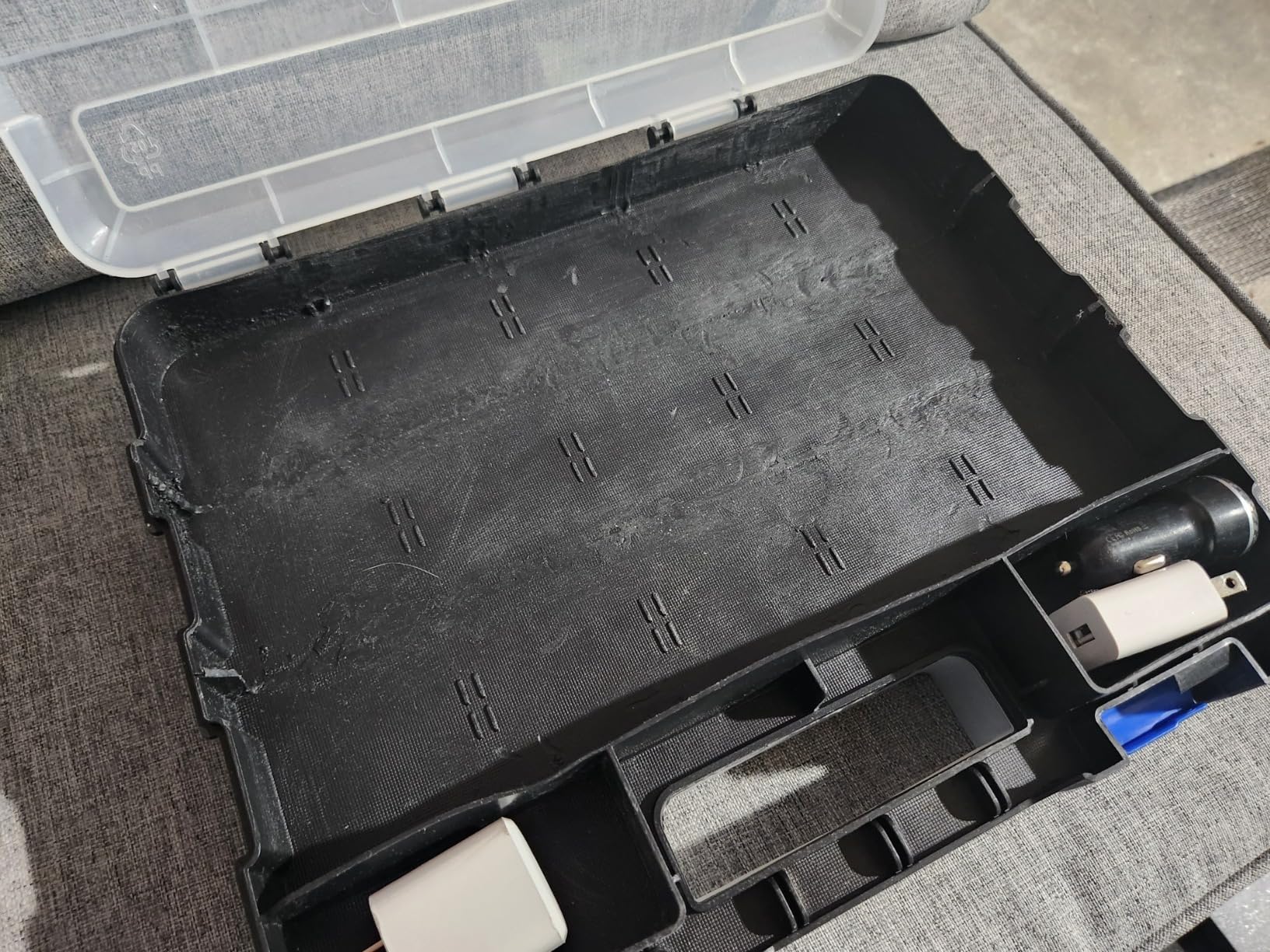 Small Parts Storage Case Tools Box Organizer Double Side 34 Compartments Hardware Organizers with Removable Plastic Dividers for Screws Nuts Nails Bolts customer photo 1