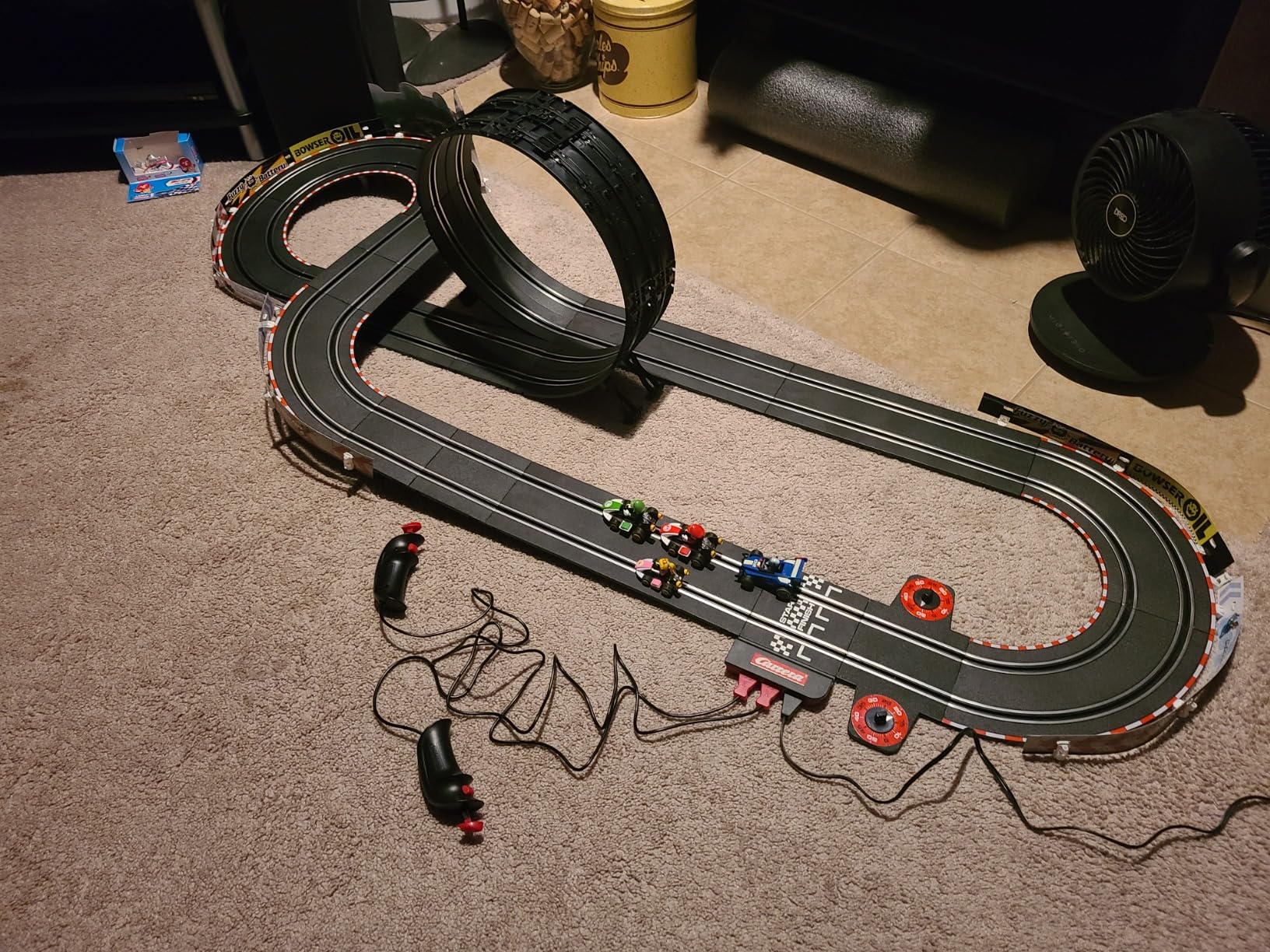 Carrera GO Electric Powered Slot Car Racing Kids Toy Race Track Set 1:43 Scale, Mario Kart customer photo 2