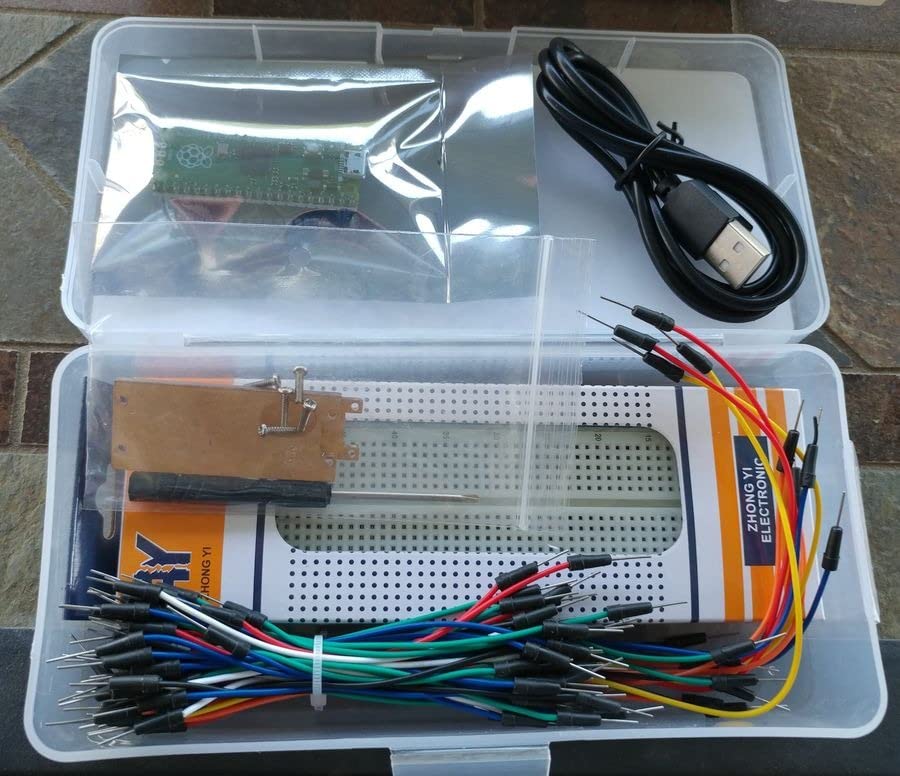 Adeept Raspberry Pi Pico Microcontroller Board with Pre-Soldered Header, Based on Raspberry Pi RP2040, Pico Starter Kit with Breadboard, Acrylic Protective Case and Jumper Wires customer photo 1