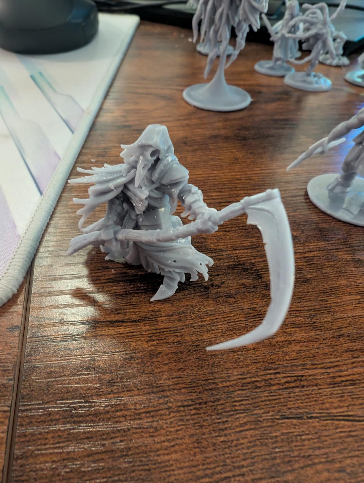 ANYCUBIC Water Washable Resin 2.0, 3D Printer Resin with Low Viscosity and Fast Printing, 405nm High Precision UV-Curing 3D Resin, Photopolymer Resin for 8K Capable LCD DLP 3D Printing (Grey, 1kg) customer photo 1