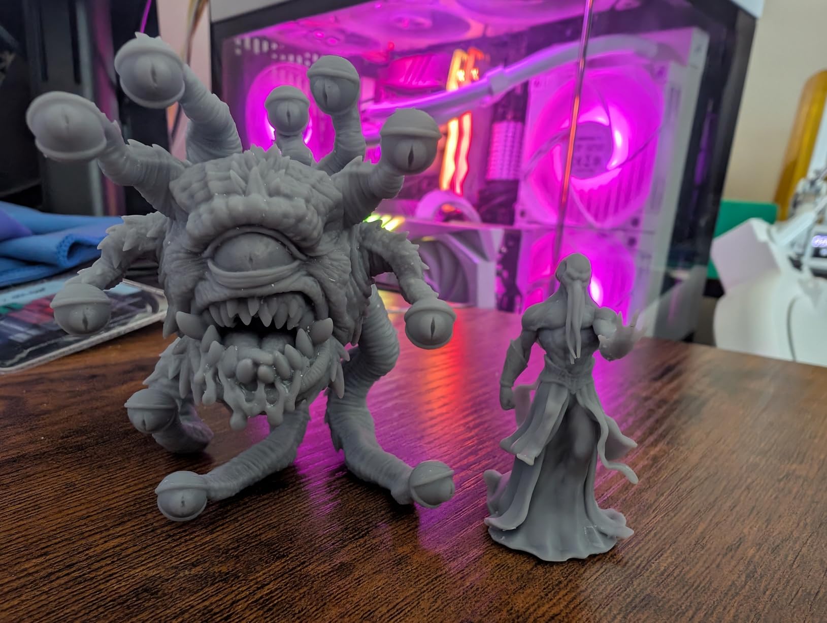 ANYCUBIC Water Washable Resin 2.0, 3D Printer Resin with Low Viscosity and Fast Printing, 405nm High Precision UV-Curing 3D Resin, Photopolymer Resin for 8K Capable LCD DLP 3D Printing (Grey, 1kg) customer photo 2