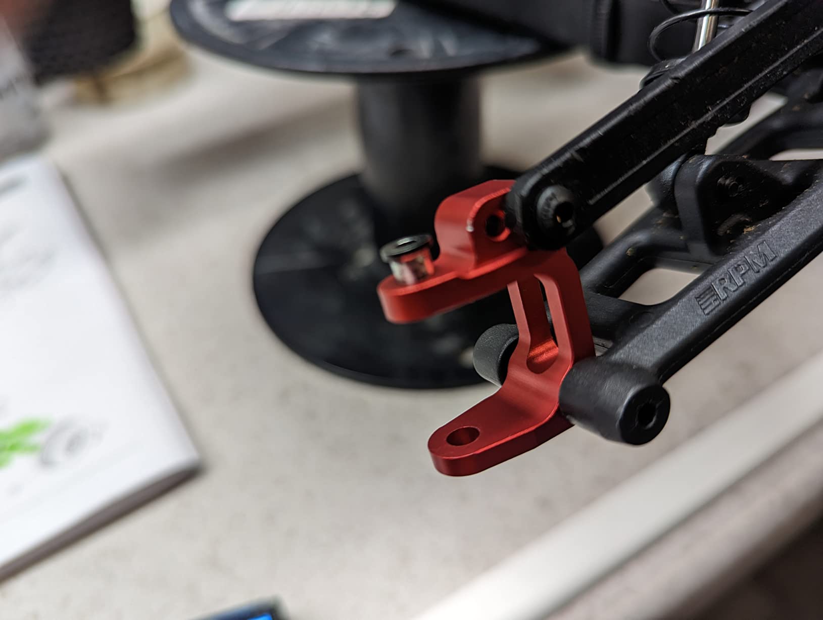 Upgrade Part for 1/10 ECX 2WD,Alloy Caster Block&Steering Blocks&Rear Stub Axle Carriers Wheel Hex Hubs for Ecx 1/10 2WD Ruckus Axe Brutus Circuit Crush K&N Torment,RC Hop-Up Parts,Blue customer photo 1