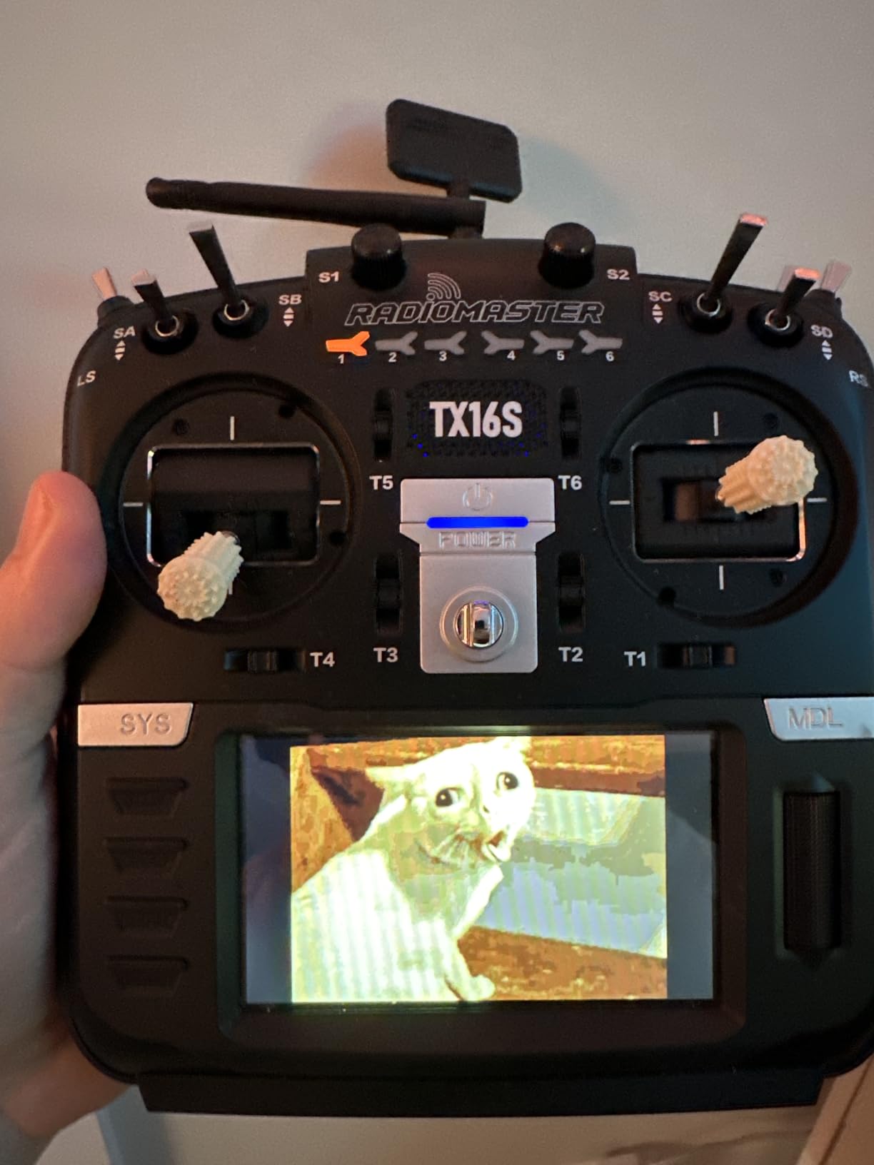 RadioMaster TX16S Mark II 2.4GHz 16 Channel EdgeTX Radio Transmitter Mode 2 (4-in-1 w/Hall Gimbals) customer photo 1