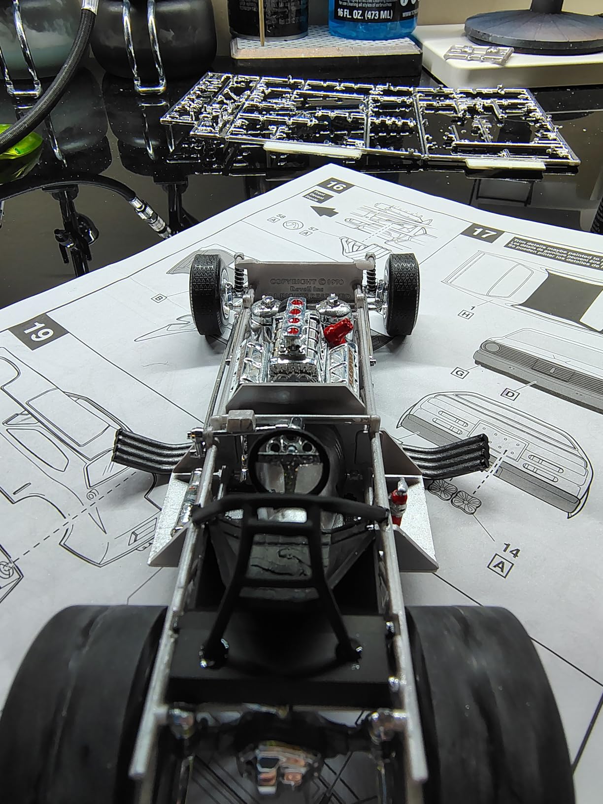 Revell 14528 '70 Plymouth Duster Funny Car 1:24 Scale 100-Piece Skill Level 4 Model Car Building Kit customer photo 1