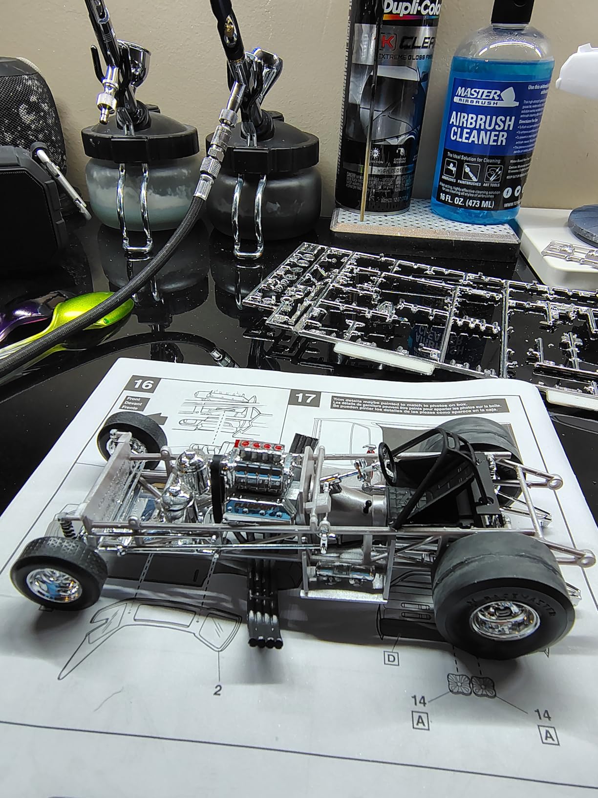 Revell 14528 '70 Plymouth Duster Funny Car 1:24 Scale 100-Piece Skill Level 4 Model Car Building Kit customer photo 2