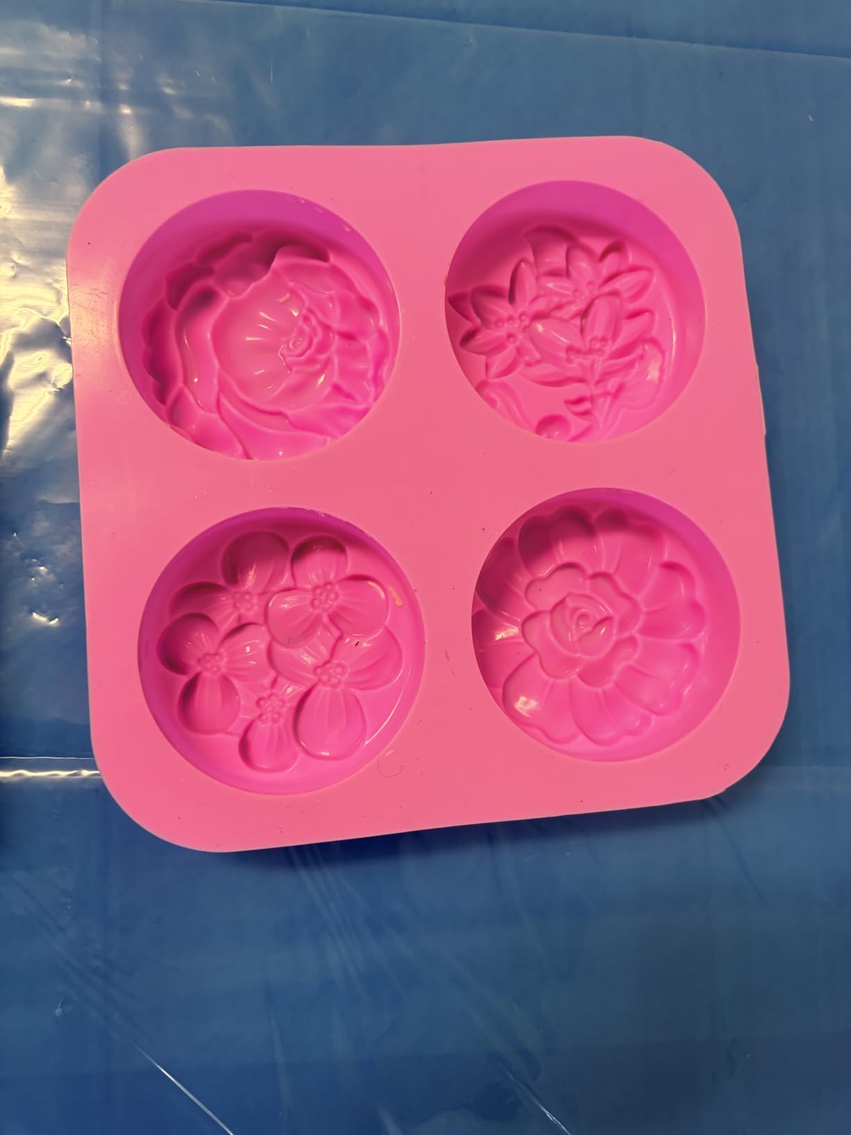 Sakolla 9 Rectangular Silicone Molds for Epoxy Resin, Crystal Deep Casting Epoxy Mold for Flowers Preservation, DIY Artwork, Office Home Decoration customer photo 1