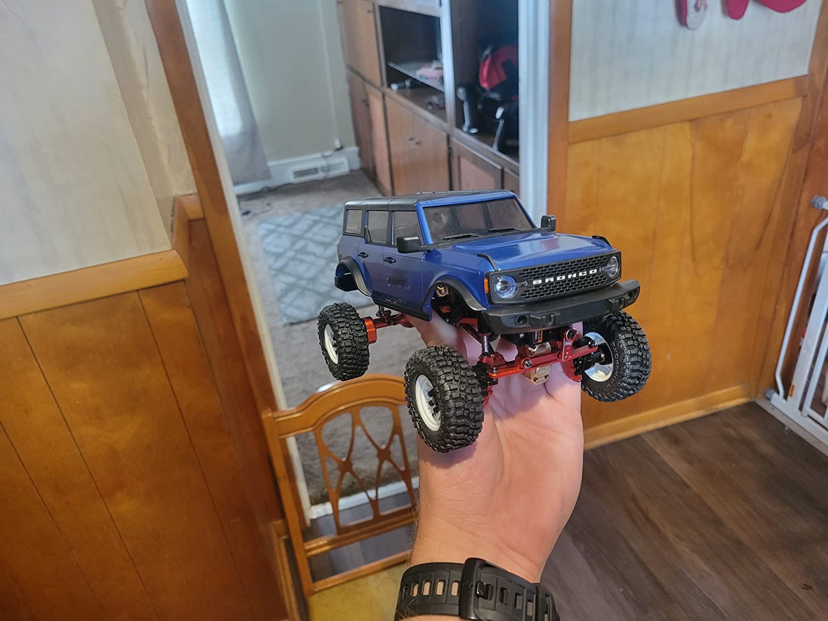 RCAWD Front Rear Portal Axle Set for Axial SCX24 Wrangler Bronco Gladiator C10 Deadbolt Crawlers Upgrade Parts (Black) customer photo 1