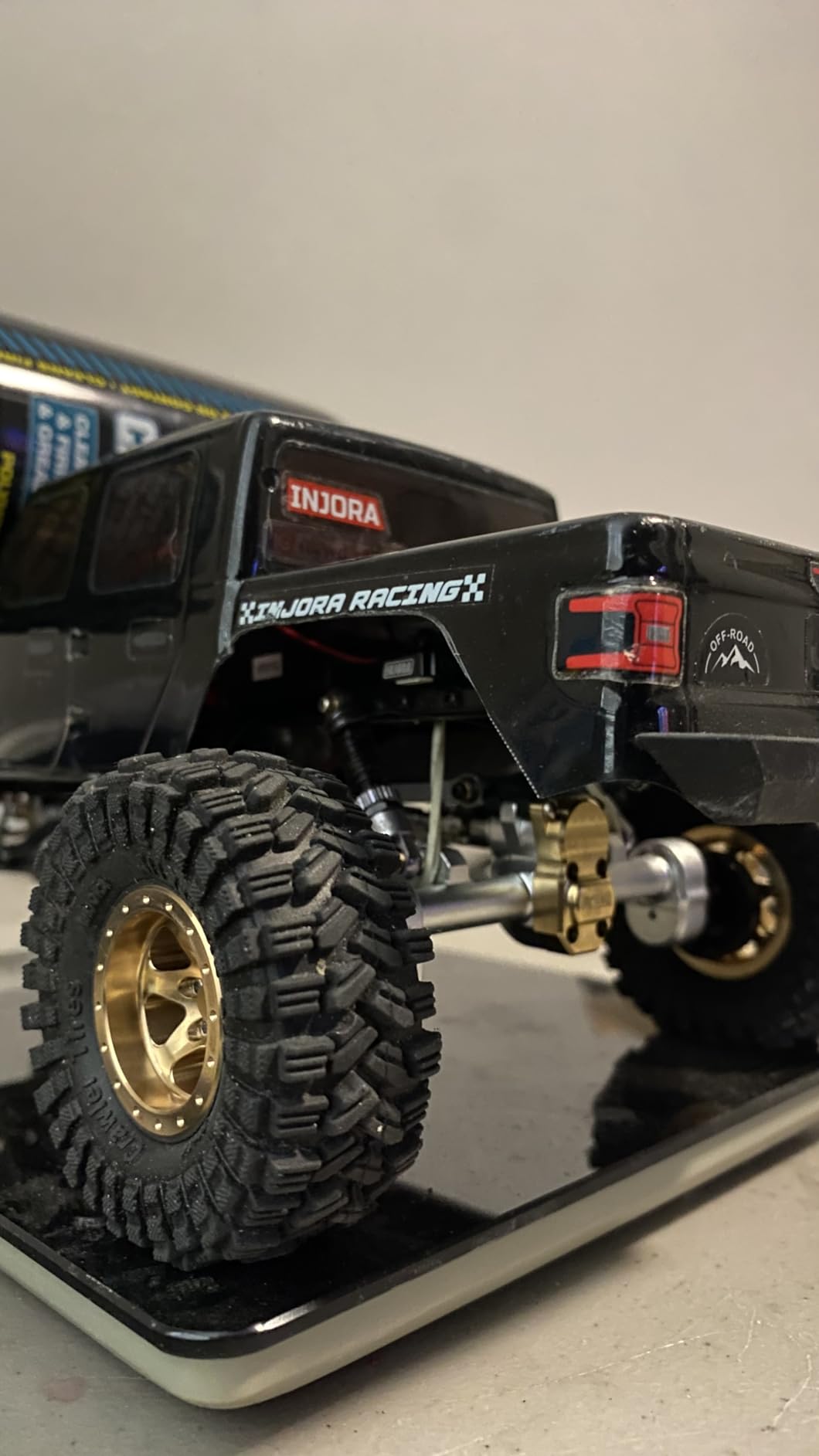 RCAWD Front Rear Portal Axle Set for Axial SCX24 Wrangler Bronco Gladiator C10 Deadbolt Crawlers Upgrade Parts (Black) customer photo 2