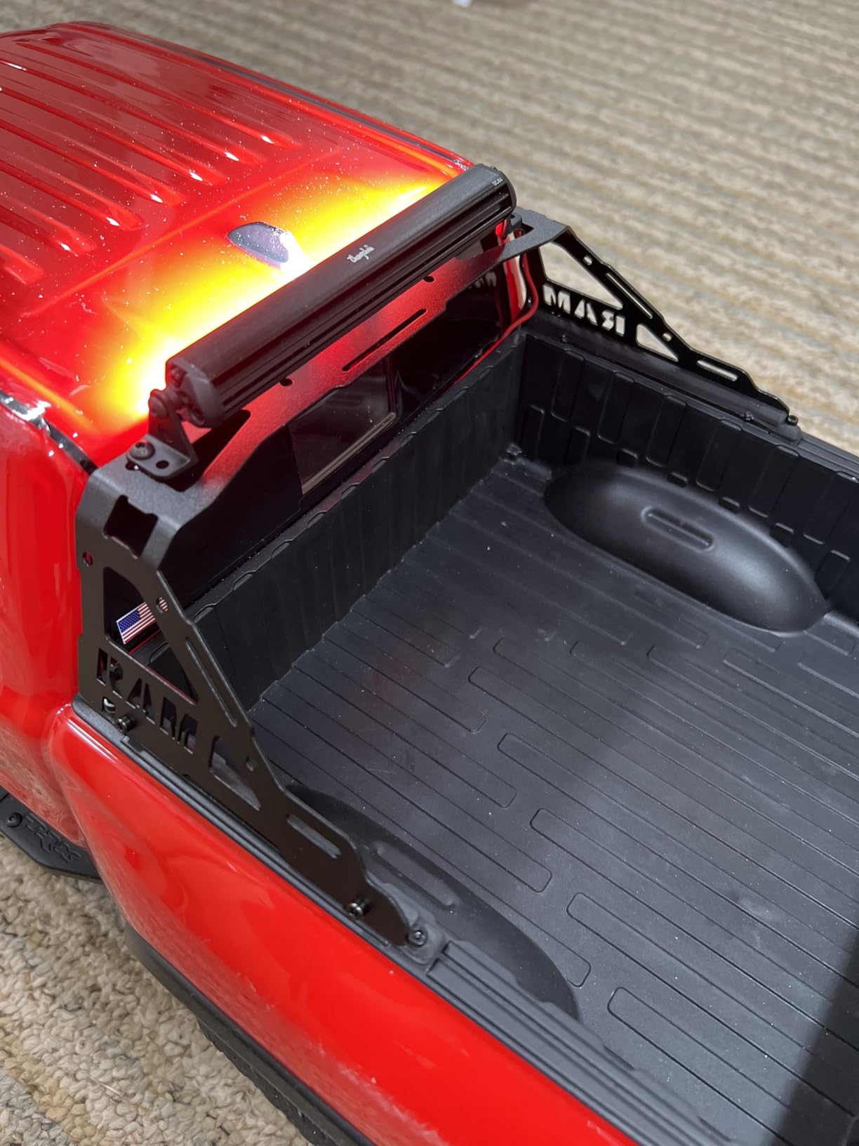 RC Light Bar 30 LED 5.3 Inch Aluminum RC Lights RC Crawler Accessories for Axial SCX10 Traxxas TRX4 TRX6 Arrma Senton Redcat GEN7 1/8 1/10 Scale Rock Crawler Truck RC Car Roof Light Kit customer photo 1