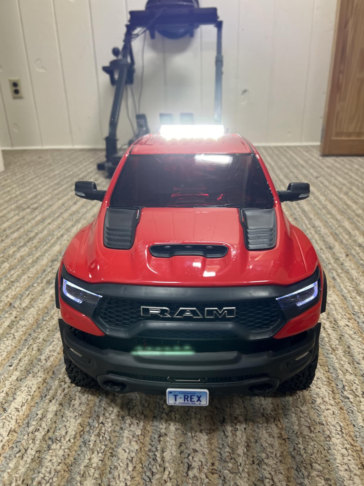 RC Light Bar 30 LED 5.3 Inch Aluminum RC Lights RC Crawler Accessories for Axial SCX10 Traxxas TRX4 TRX6 Arrma Senton Redcat GEN7 1/8 1/10 Scale Rock Crawler Truck RC Car Roof Light Kit customer photo 2