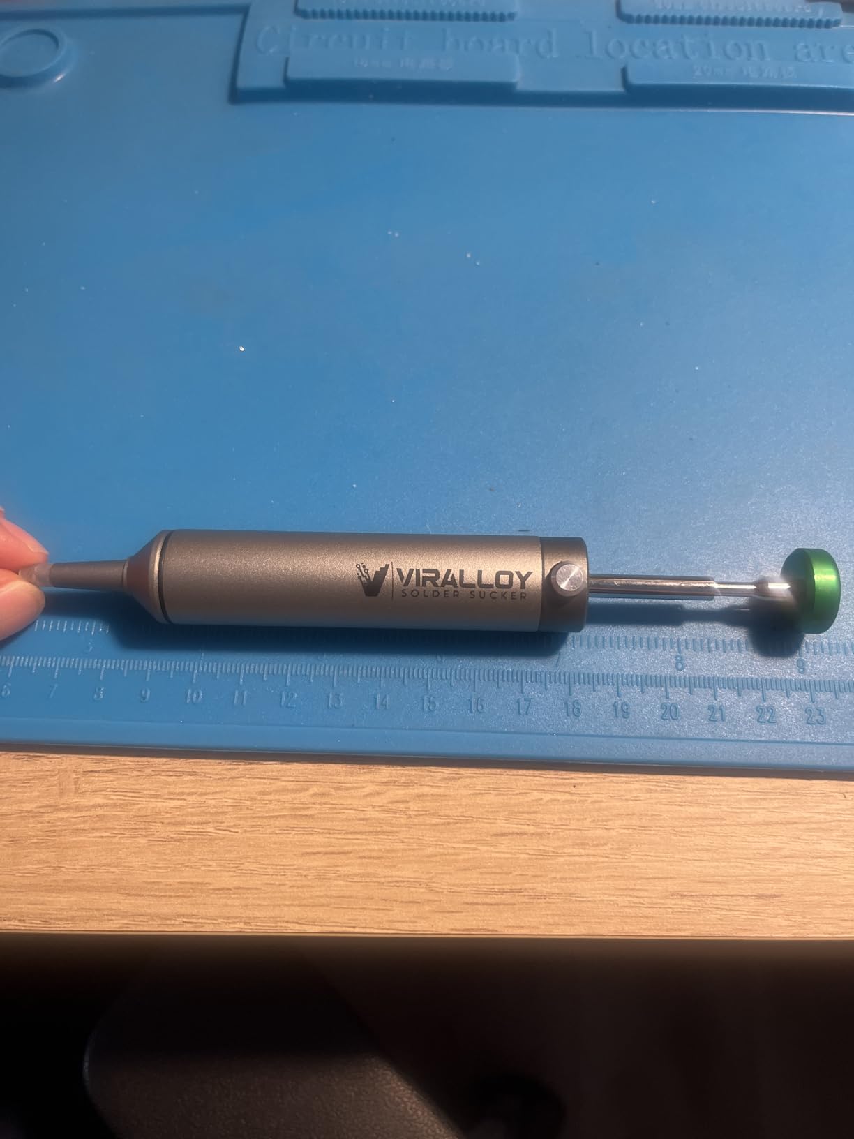Solder Sucker Tool No Clog Silicone-Tip Manual Desoldering Pump - Unrivaled Suction - No Power Needed - Ultra Low-Maintenance customer photo 2