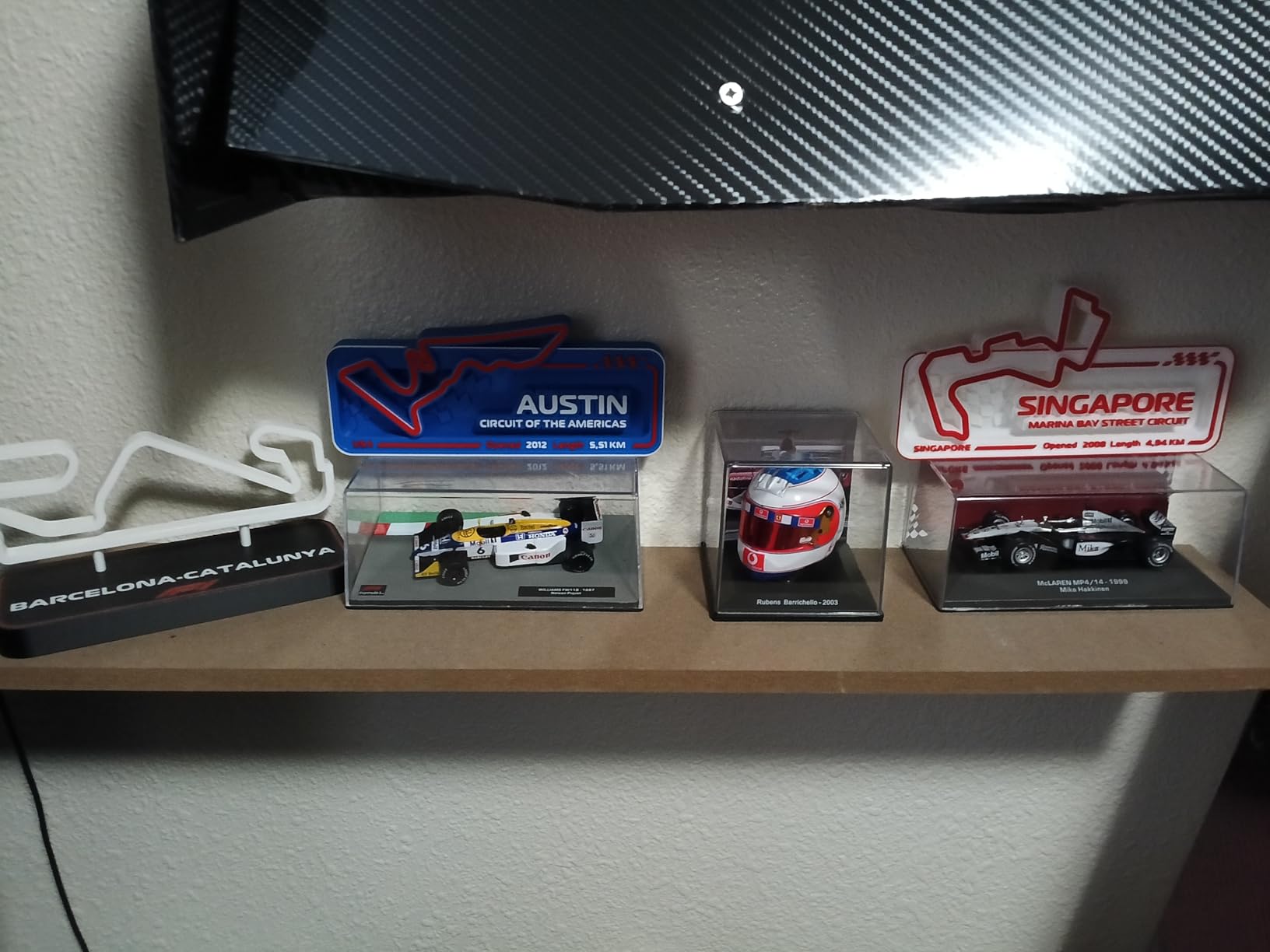 OPO 10 - Miniature car Formula 1 1/43 Compatible with Williams FW11B - Nelson Piquet - 1987 - F1 FD054 customer photo 1