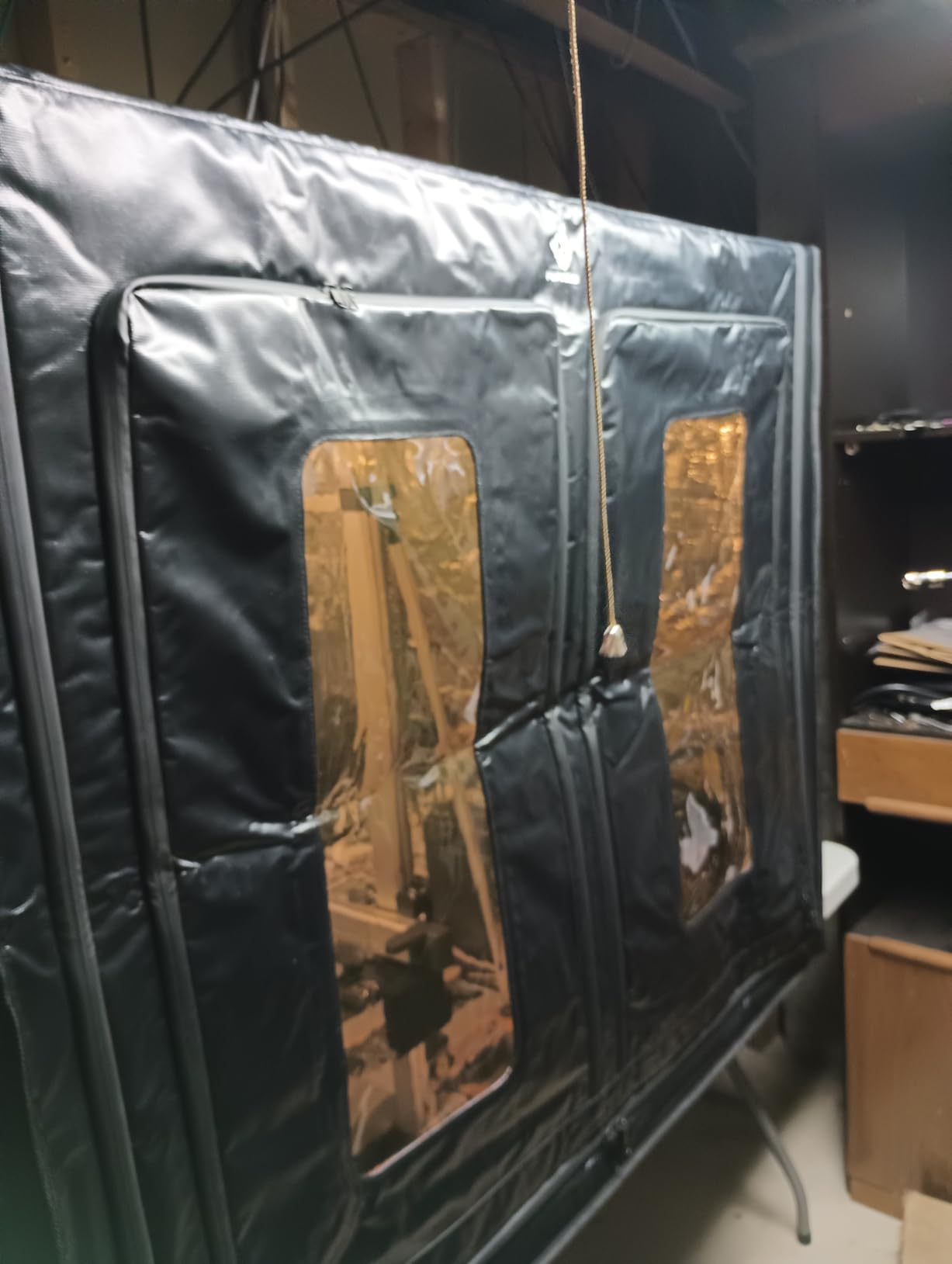 3D Printer Enclosure with Ventilation Kit - Thermal Insulation Cover & Fume Extraction Tent for FDM/DLP、SLA/LCD 3D Printers(Size800*1000 * 1200mm) customer photo 2