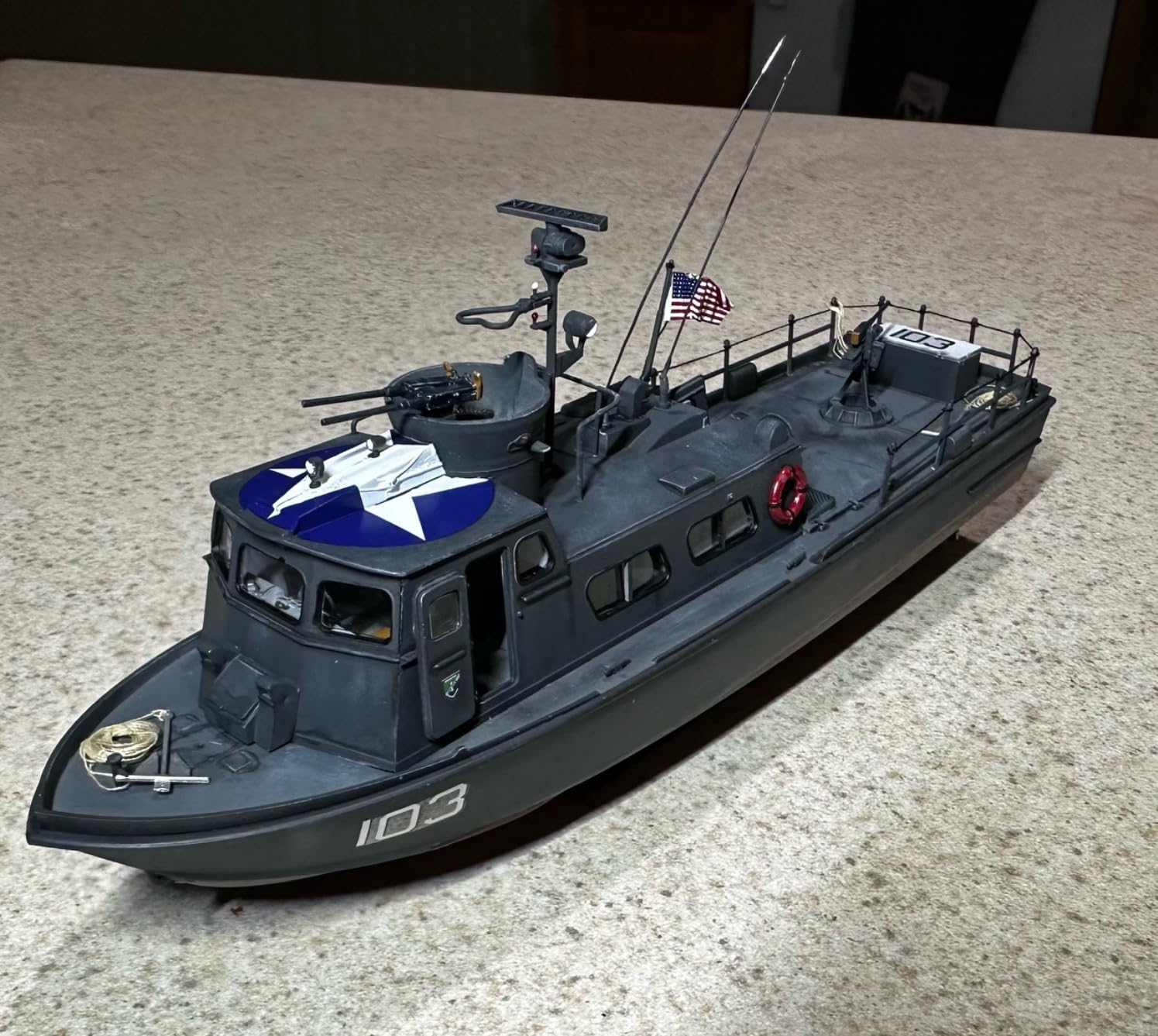 Revell 85-0321 US Navy Swift Boat Mk.1 Model Military Ship Kit 1:72 Scale 93-Piece Skill Level 4 Plastic Model Building Kit, Gray customer photo 2