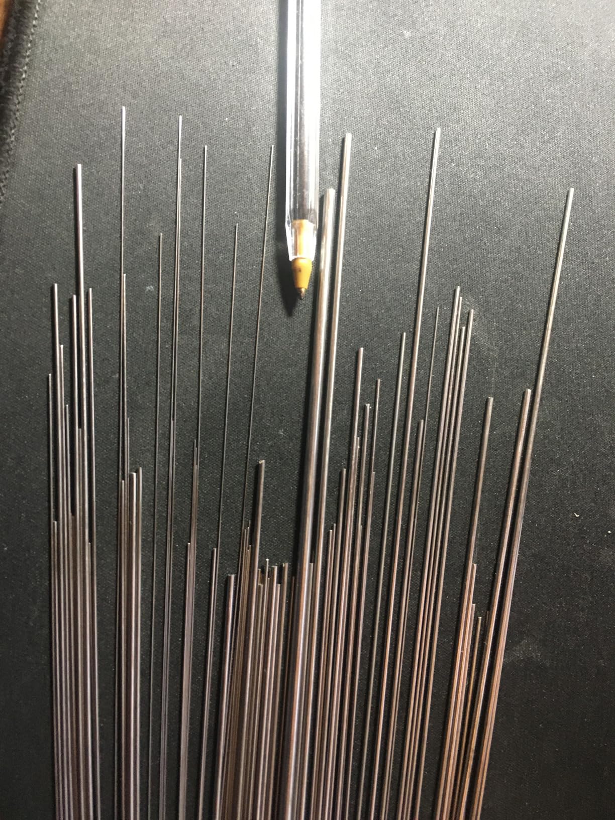 104 Pcs 40 cm Stainless Steel Spring Music Wire, 12 Different Straight Full Hard Spring Steel Wire, 0.3 mm, 0.4 mm, 0.5 mm, 0.6 mm, 0.8 mm, 1 mm, 1.2 mm, 1.4 mm, 1.6 mm, 1.8 mm, 2 mm, 3 mm customer photo 1