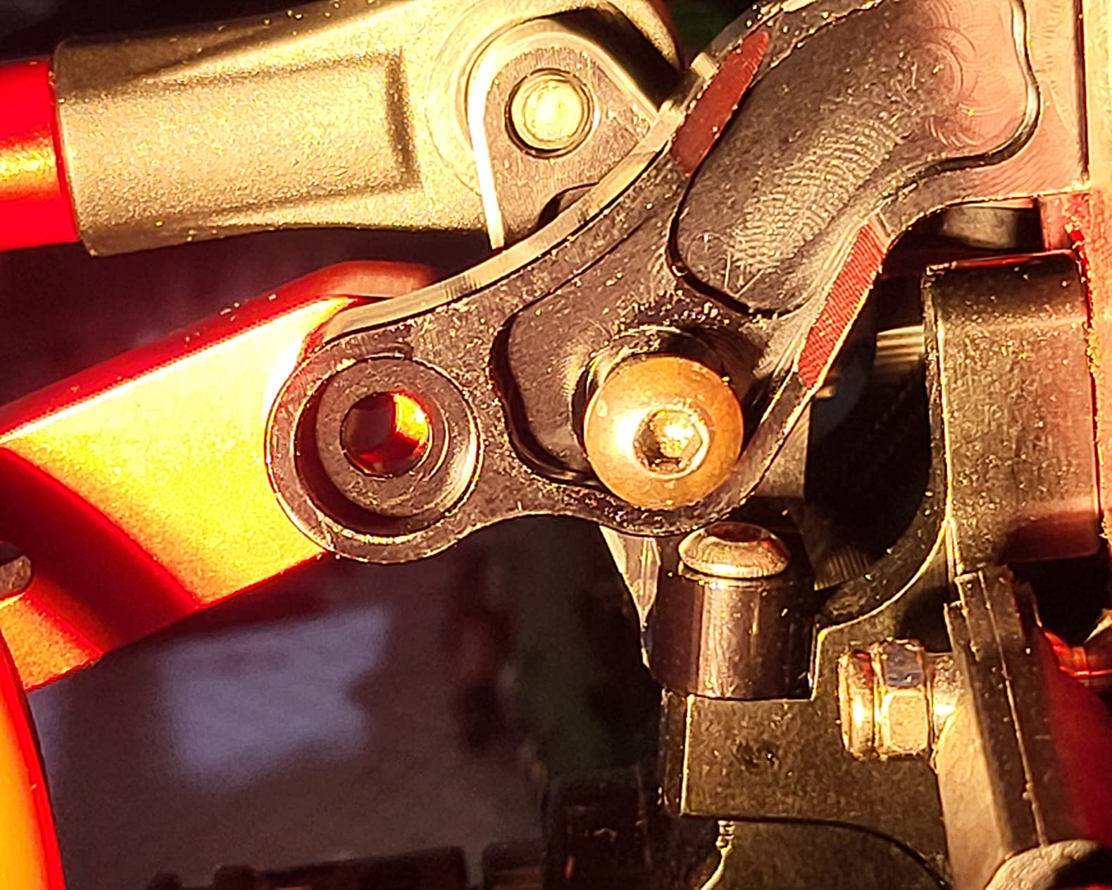 ShareGoo Aluminum Alloy Rear Wing Mount Upgrade Parts Compatible with Arrma 1/8 Kraton Notorious Outcast Talion Typhon 6S BLX RC Car,Replace of AR320347 (Black) customer photo 2