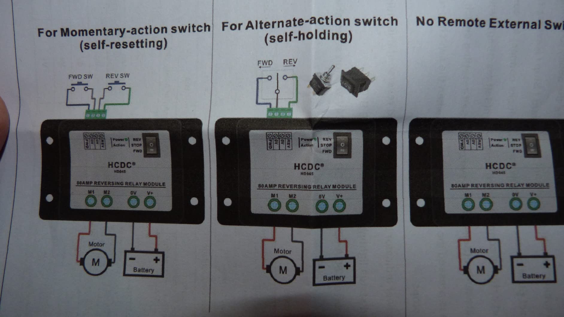 DC12V 80 Amp Forward and Reverse Relay Module for Motor/Linear Actuator, Reversing Relay Module customer photo 1