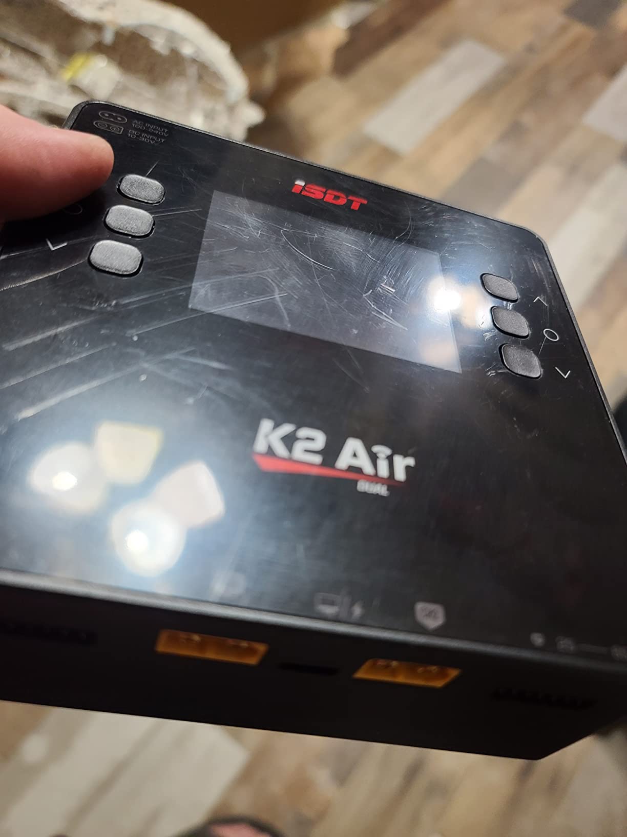 ISDT K2 Air Lipo Battery Charger Discharger 2-6S AC 200W DC 500Wx2 20A Dual Channel Smart Charger for Life Lilon LiHv NiMH RC Battery Balance Charger - Bluetooth APP Control, LCD Display customer photo 2