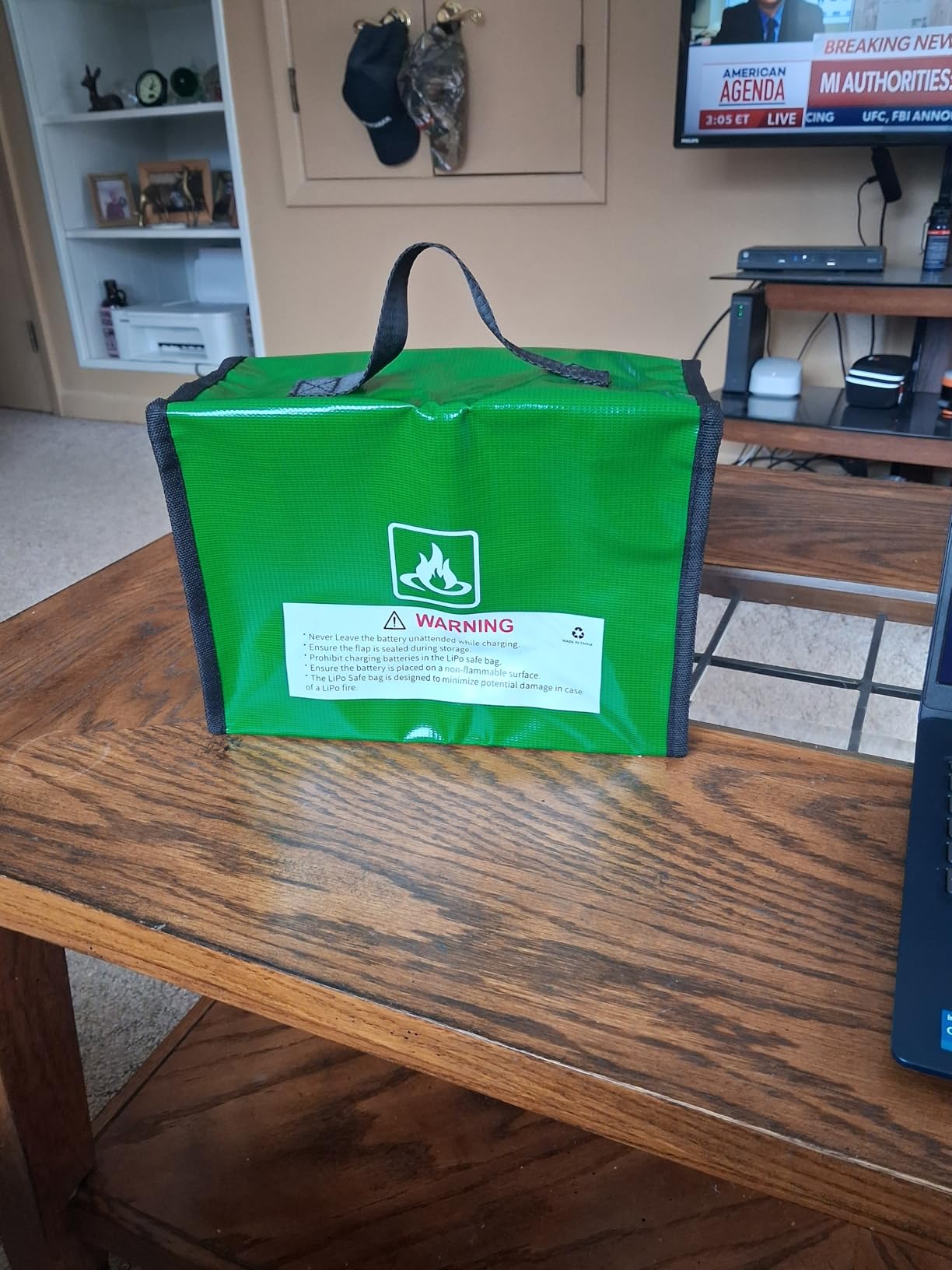 OVONIC Lipo Safe Bag Fireproof Explosionproof Bag, Large Capacity for Lipo Battery Charge & Storage customer photo 1