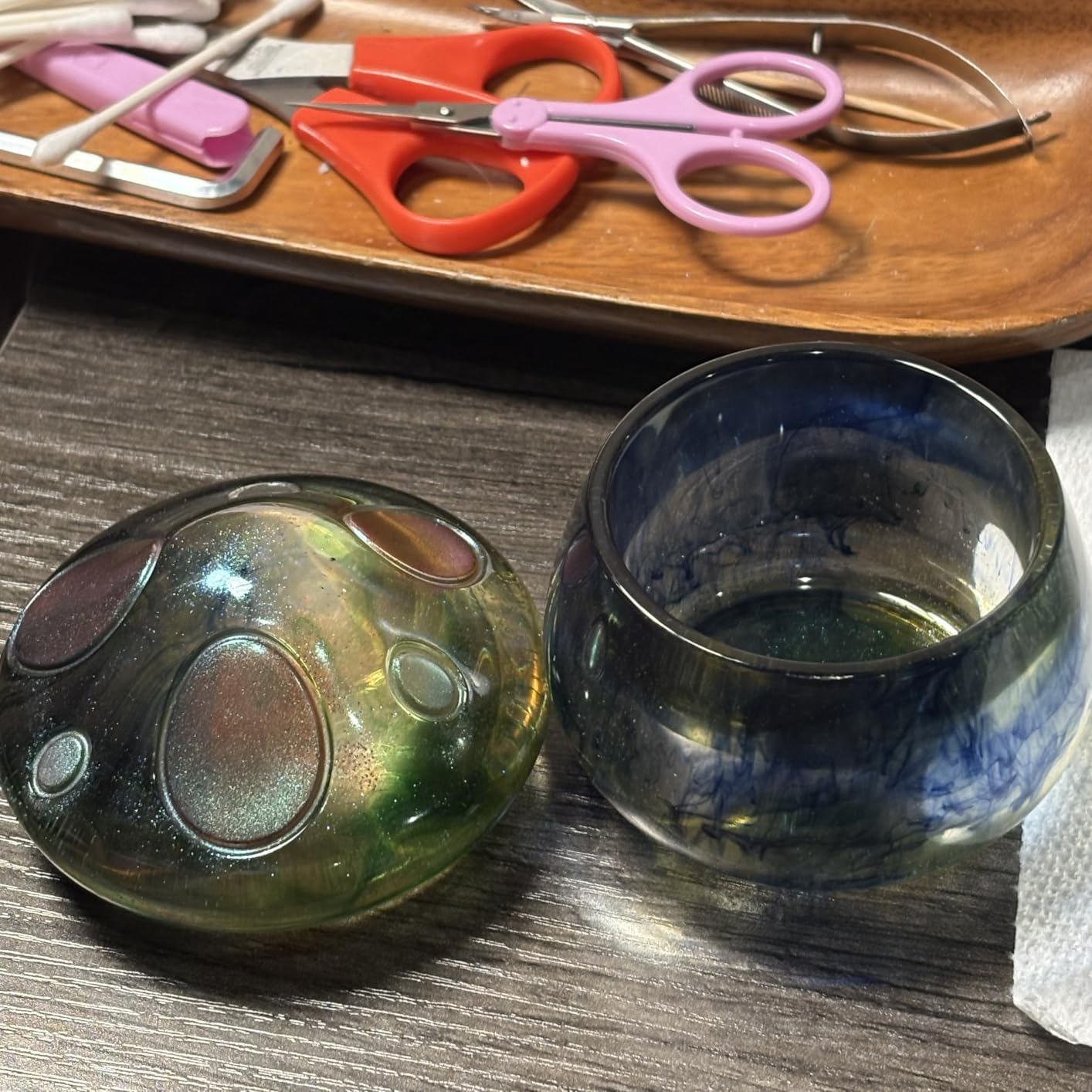 Juome Jar Resin Molds Silicone, Mushroom Jars Silicone Molds with Lid for Epoxy Resin Casting for DIY Jewelry Storage Box, Candy Container, Home Decoration customer photo 2