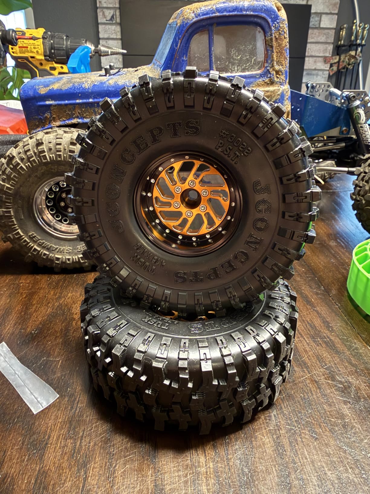 JConcepts Tusk Performance 1.9 Scaler Tire Green Compound customer photo 2