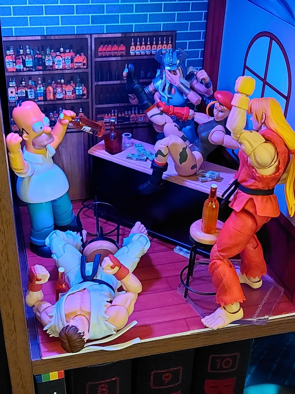 Menolana 1/12 Scale Backdrop Organizer Scene Display Vehicle Model Showcase Background for Action Figures Vehicle Scene Toy Diecast Car, Forest customer photo 1