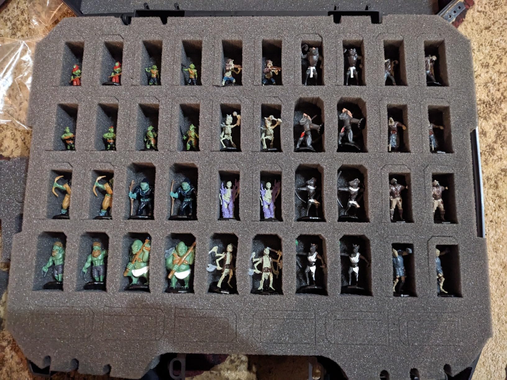Case Club 134+ Miniature Figurine Hard Shell Carrying Case - Fits Warhammer 40k, DND, Battletech, Citadel & More! This Tabletop Army Travel & Storage Case Will Organize Your D&D and Warhammer Set customer photo 1