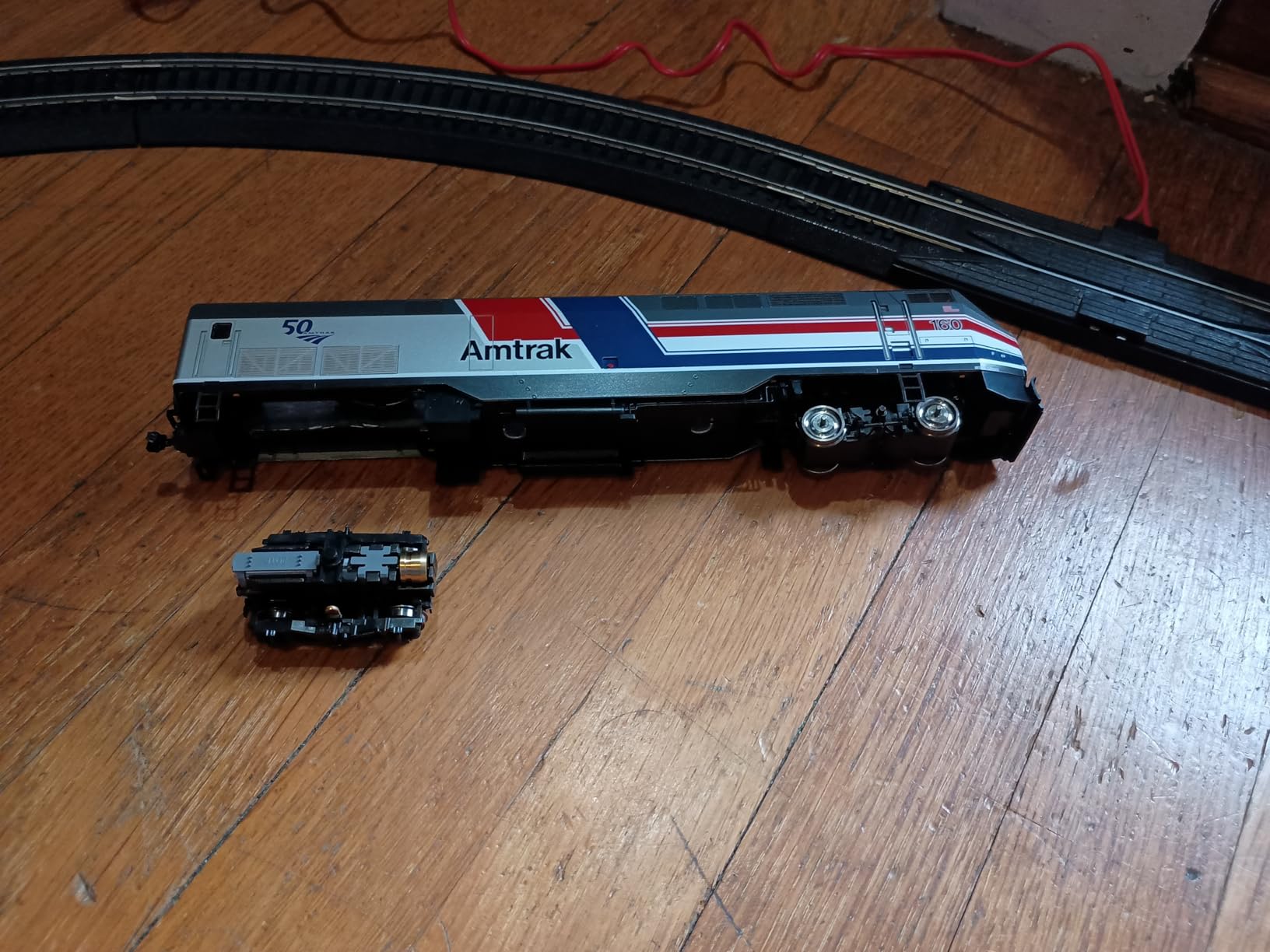 Kato USA Model Train Products HO GE P42 Amtrak Dash 8