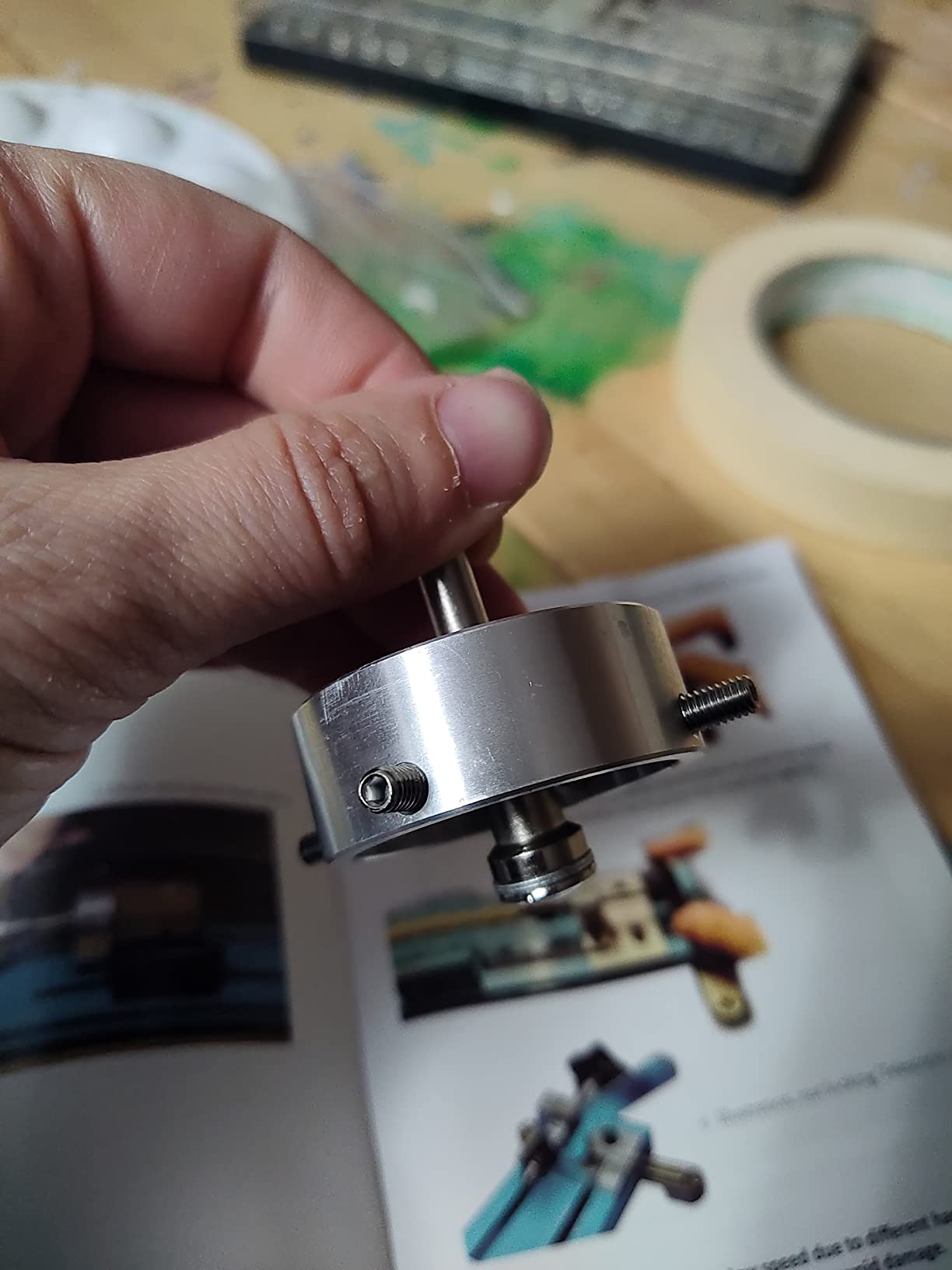 Mini Lathe Wood Lathe Machine Multi-Purpose Type Lathe Milling Cutting Grinding Polishing Professional Table Top Lathe Tool Kit customer photo 1