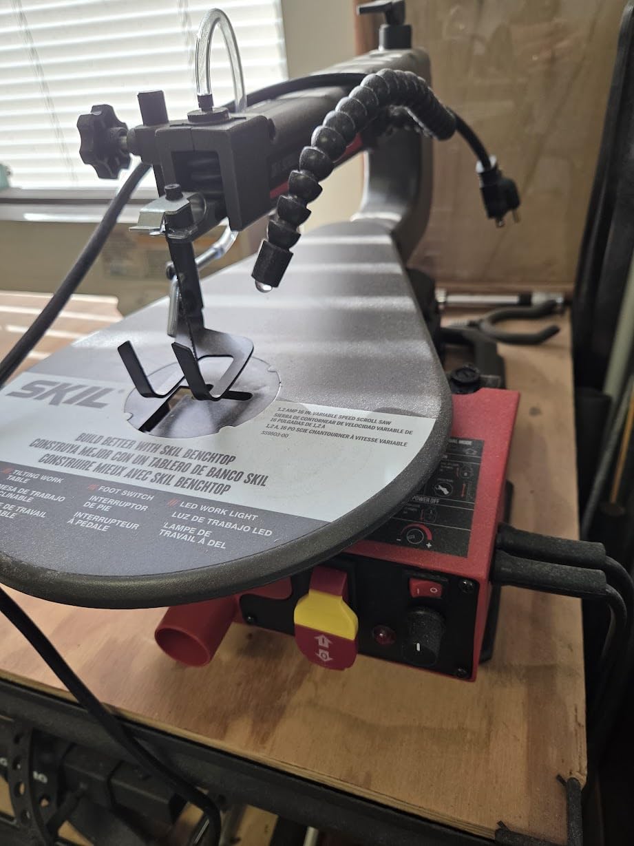 SKIL 1.2 Amp 16 in. Variable Speed Scroll Saw with LED Work Light for Woodworking - SS9503-00 customer photo 2