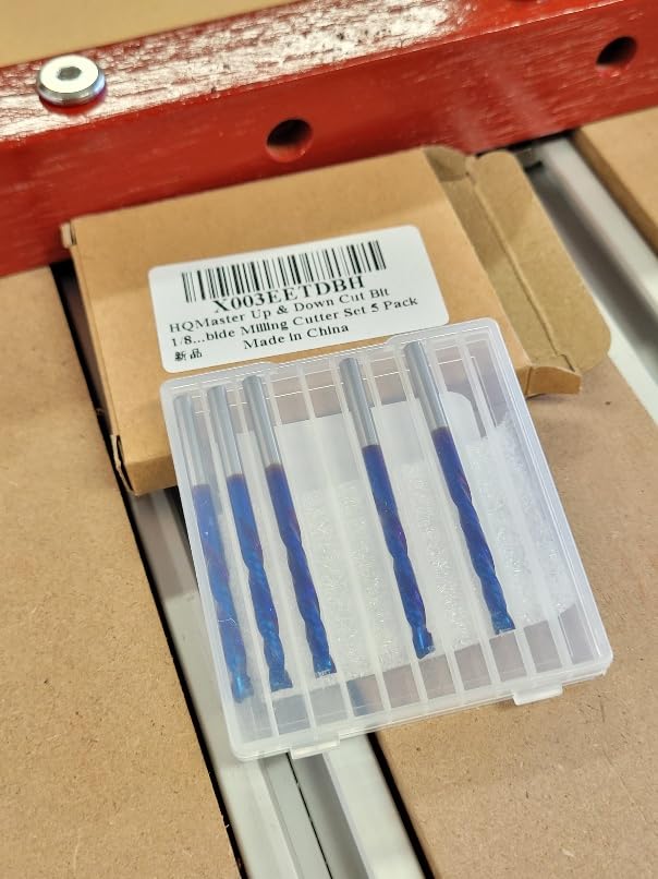 HQMaster Up & Down Cut Compression Bit 1/8