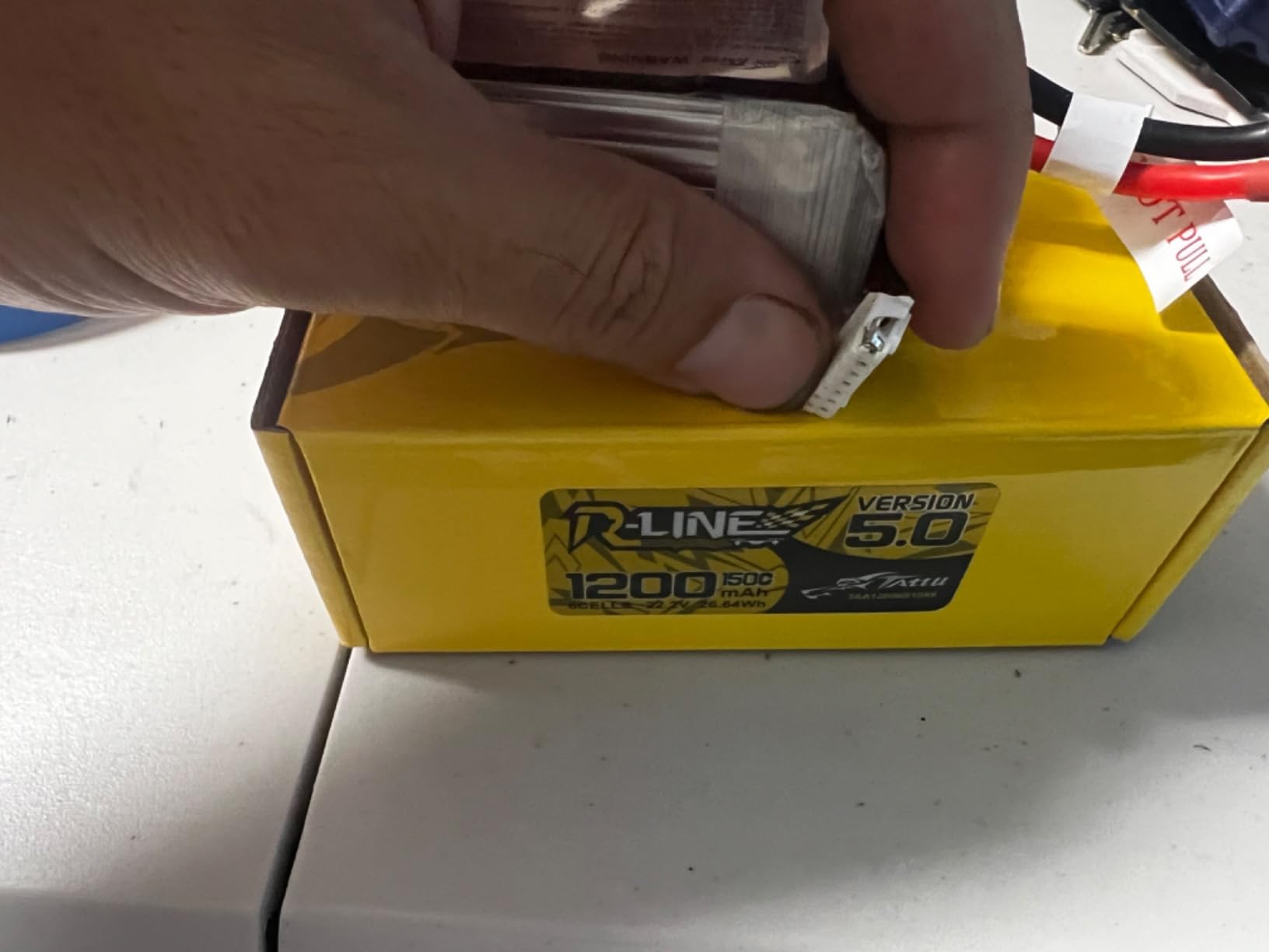 R-Line Version 5.0 6S Lipo Battery 22.2V 150C 1200mAh Lipo Battery Pack with XT60 Plug for Racing customer photo 1