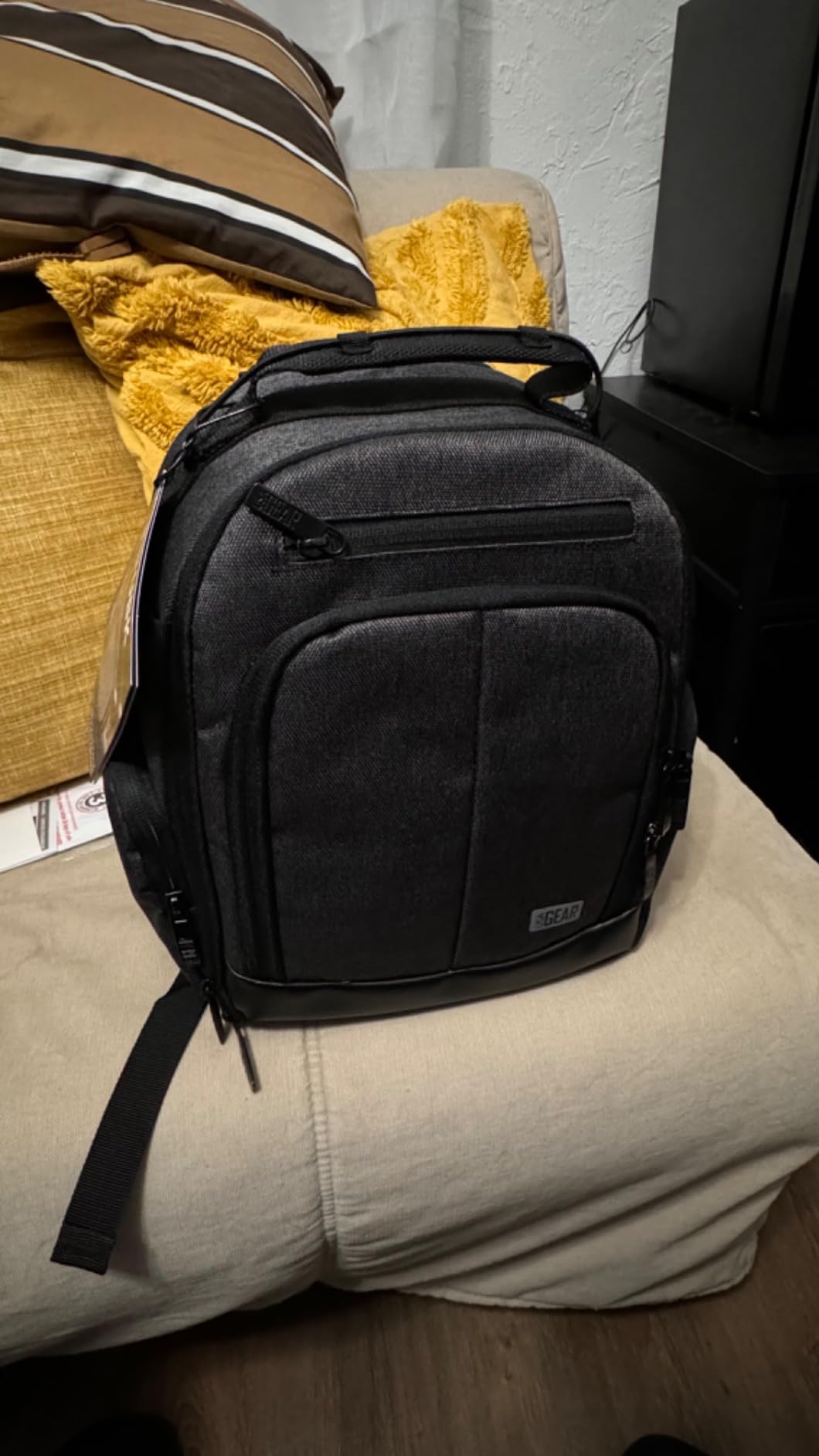 USA Gear Compact Drone Backpack - RC Quadcopter Drone Case Fits DJI Mini 4K, DJI Mini 3, AVIALOGIC, Controller & more Compact Quadcopters - Customizable Interior, Weather Resistant Exterior (Black) customer photo 2