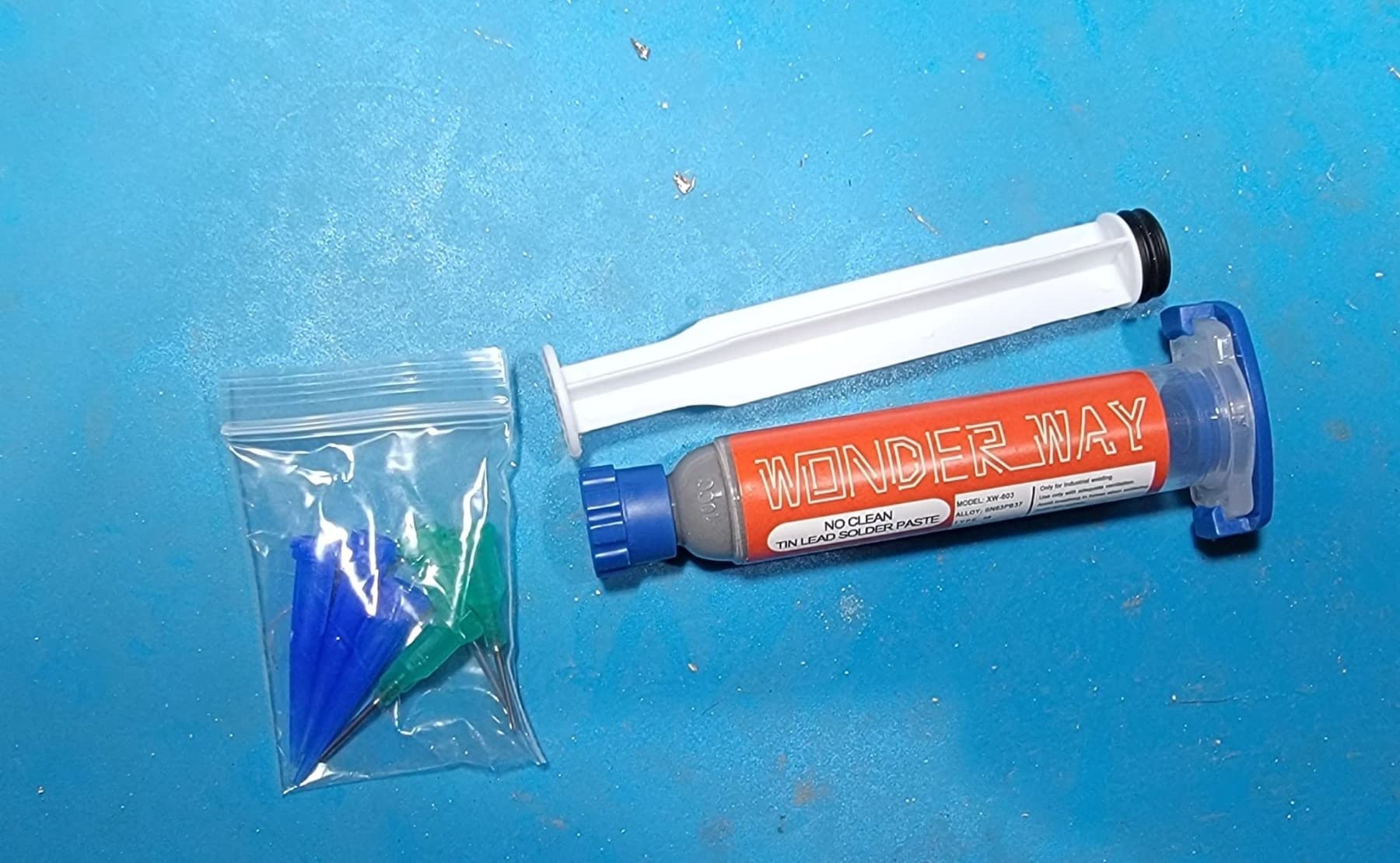Wonderway Sn63/Pb37 T4 Tin Lead Solder Paste No Clean, 183C Melting Point (30g) customer photo 1
