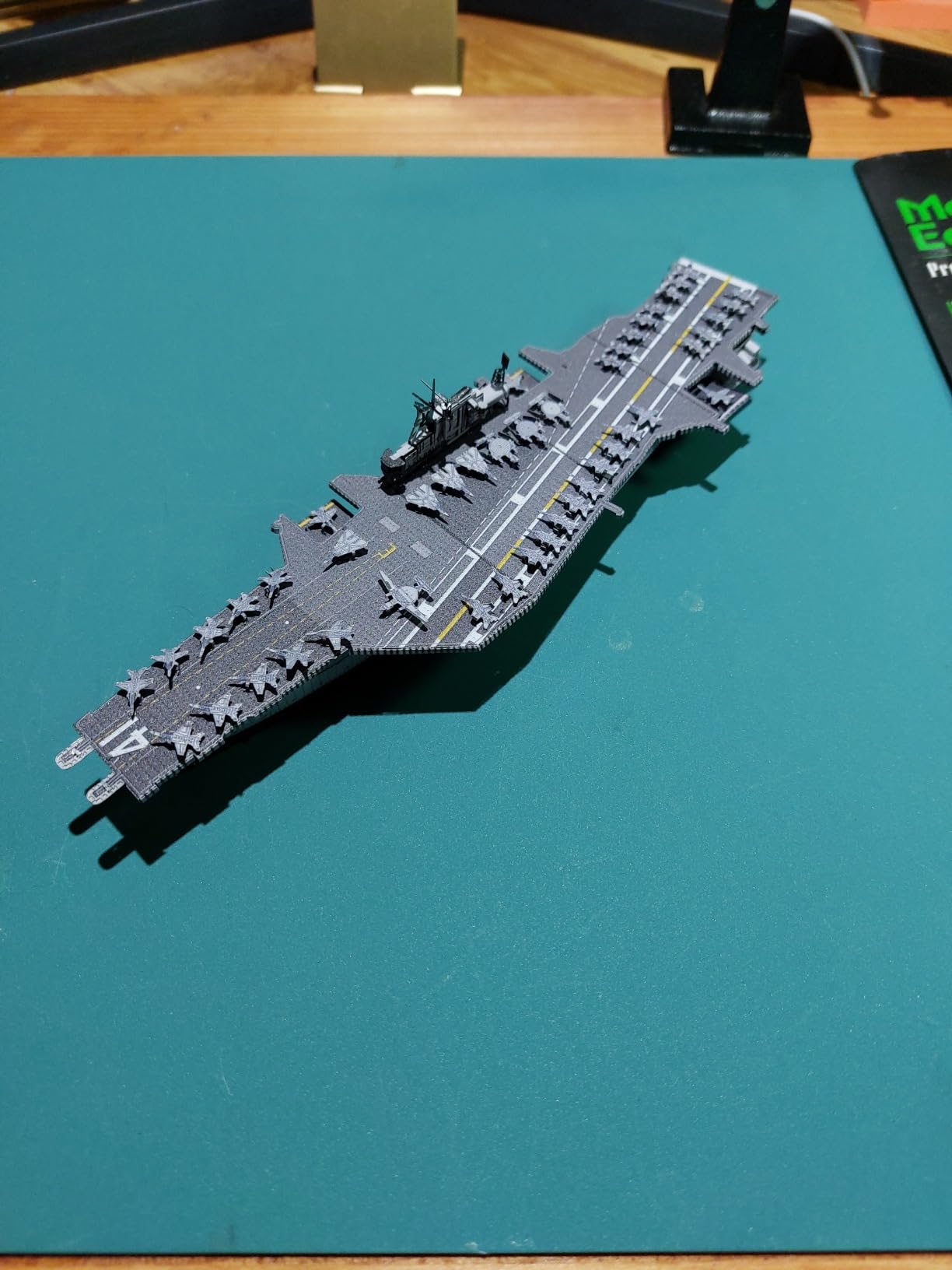 Premium Series USS Midway Aircraft Carrier 3D Metal Model Kit Fascinations customer photo 2