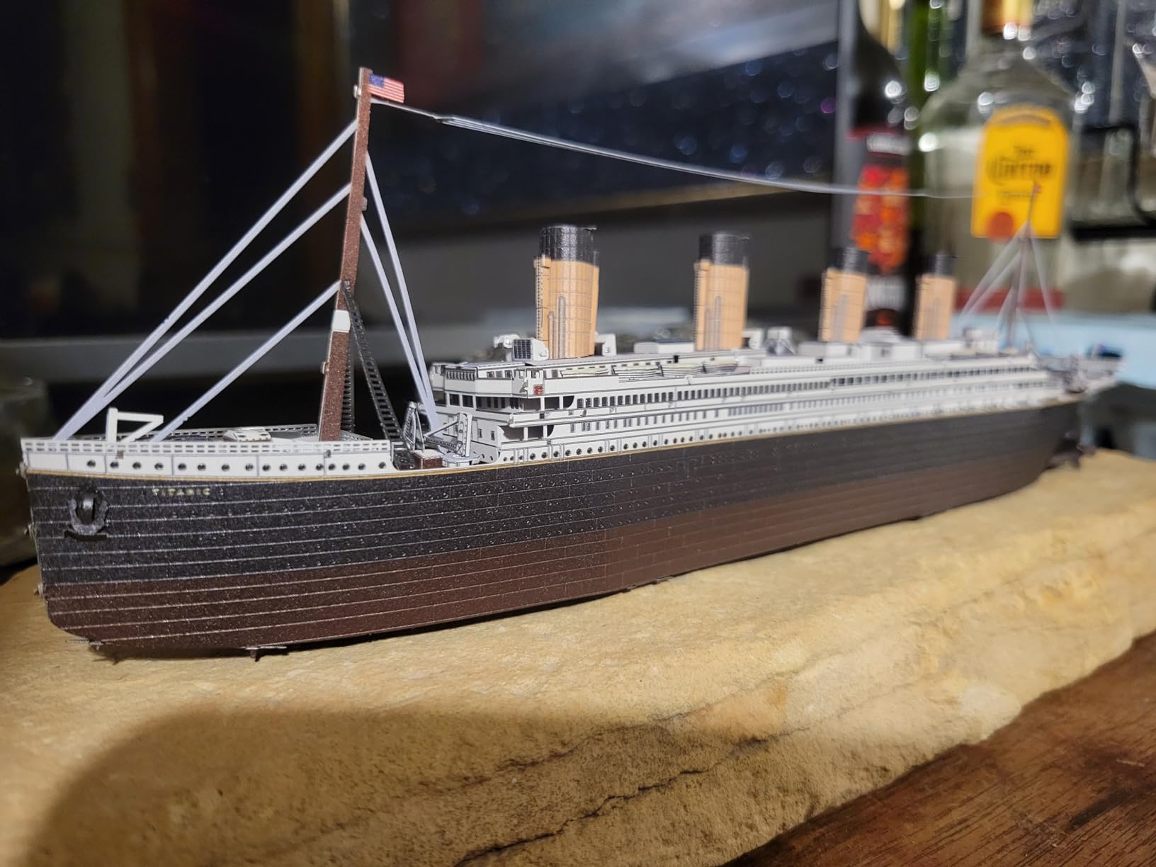 Premium Series RMS Titanic Ship 3D Metal Model Kit Fascinations customer photo 1